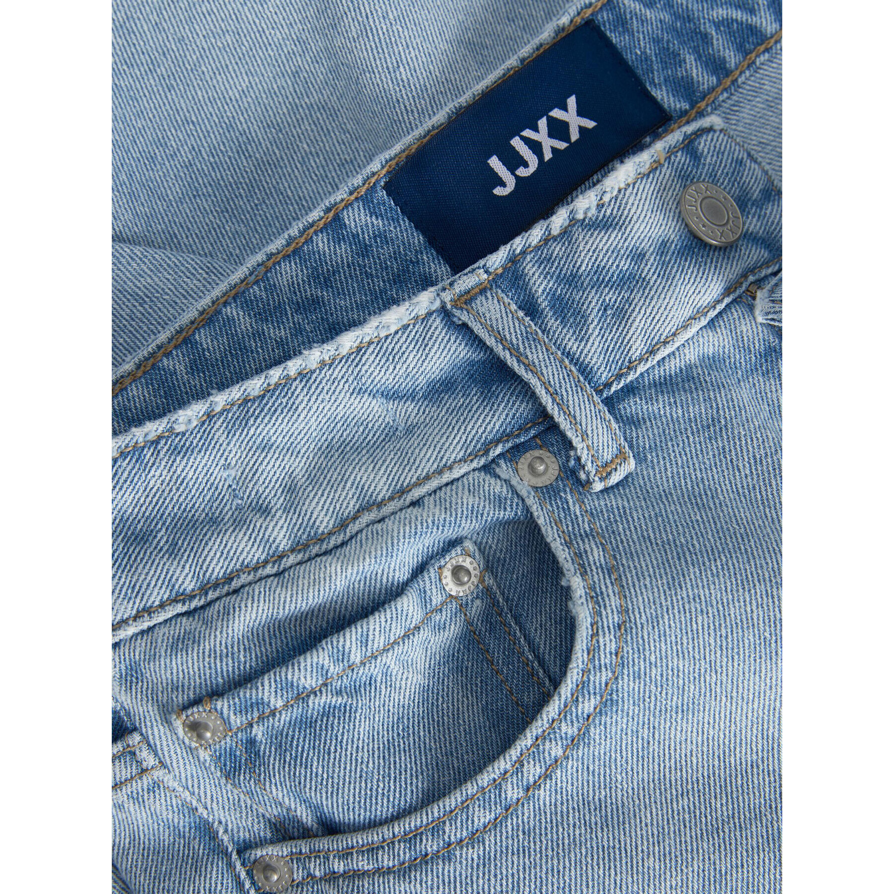 JJXX Дънкови шорти 12224791 Син Straight Fit - Pepit.bg