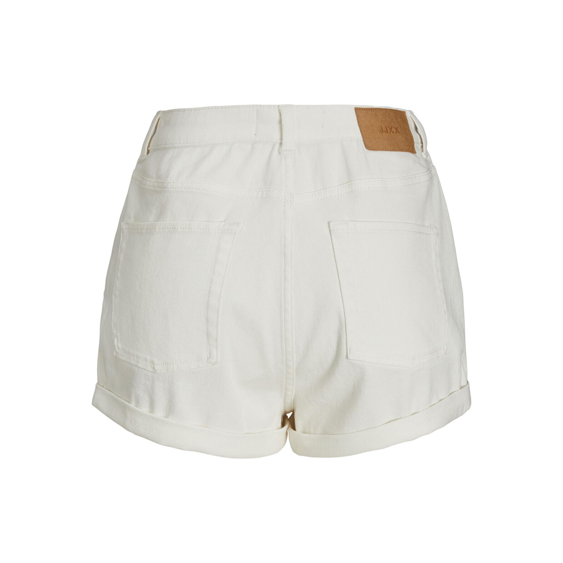 JJXX Дънкови шорти 12225062 Бял Straight Fit - Pepit.bg