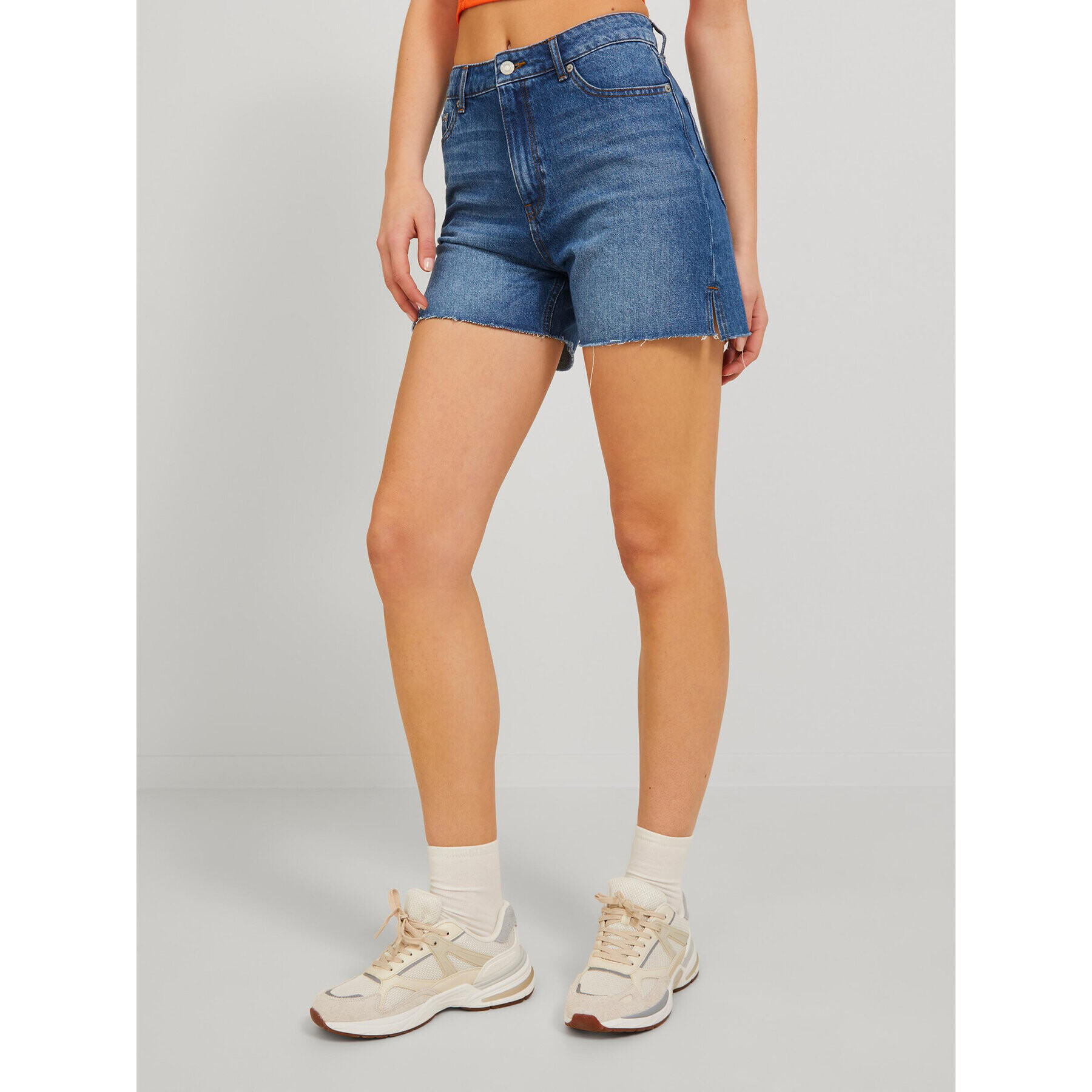 JJXX Дънкови шорти 12227837 Син Straight Fit - Pepit.bg