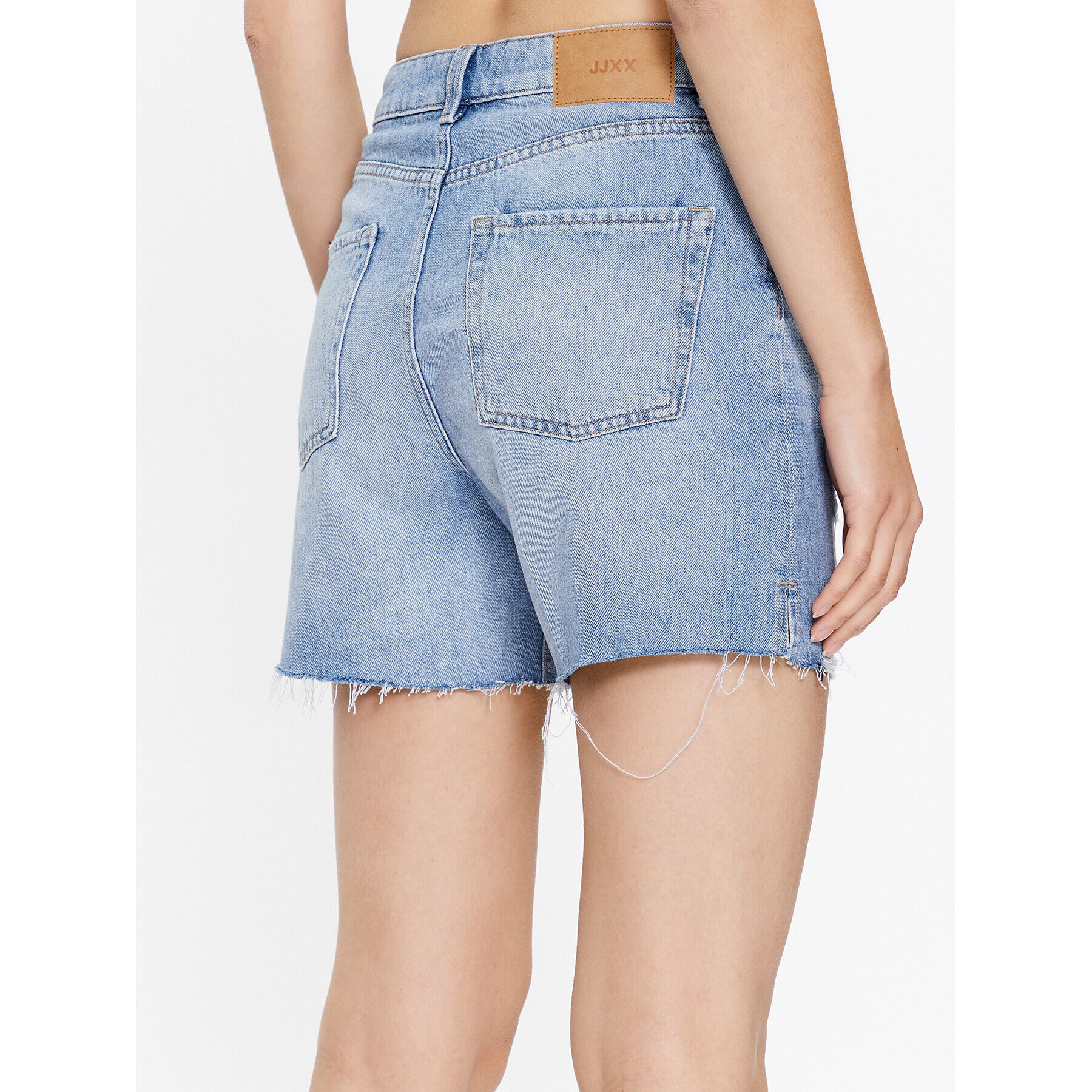 JJXX Дънкови шорти 12235146 Син Straight Fit - Pepit.bg