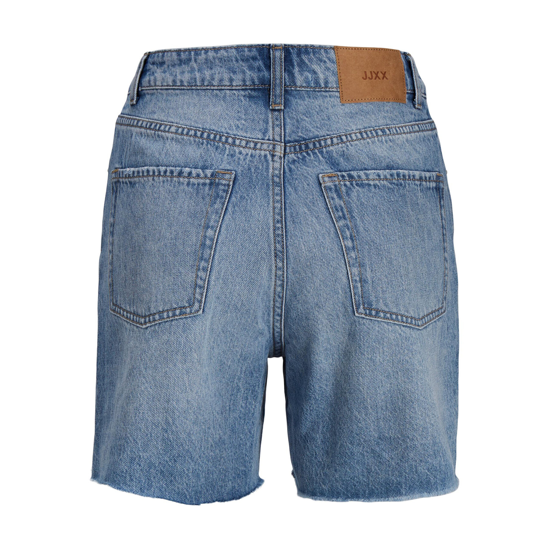JJXX Дънкови шорти 12235146 Син Straight Fit - Pepit.bg