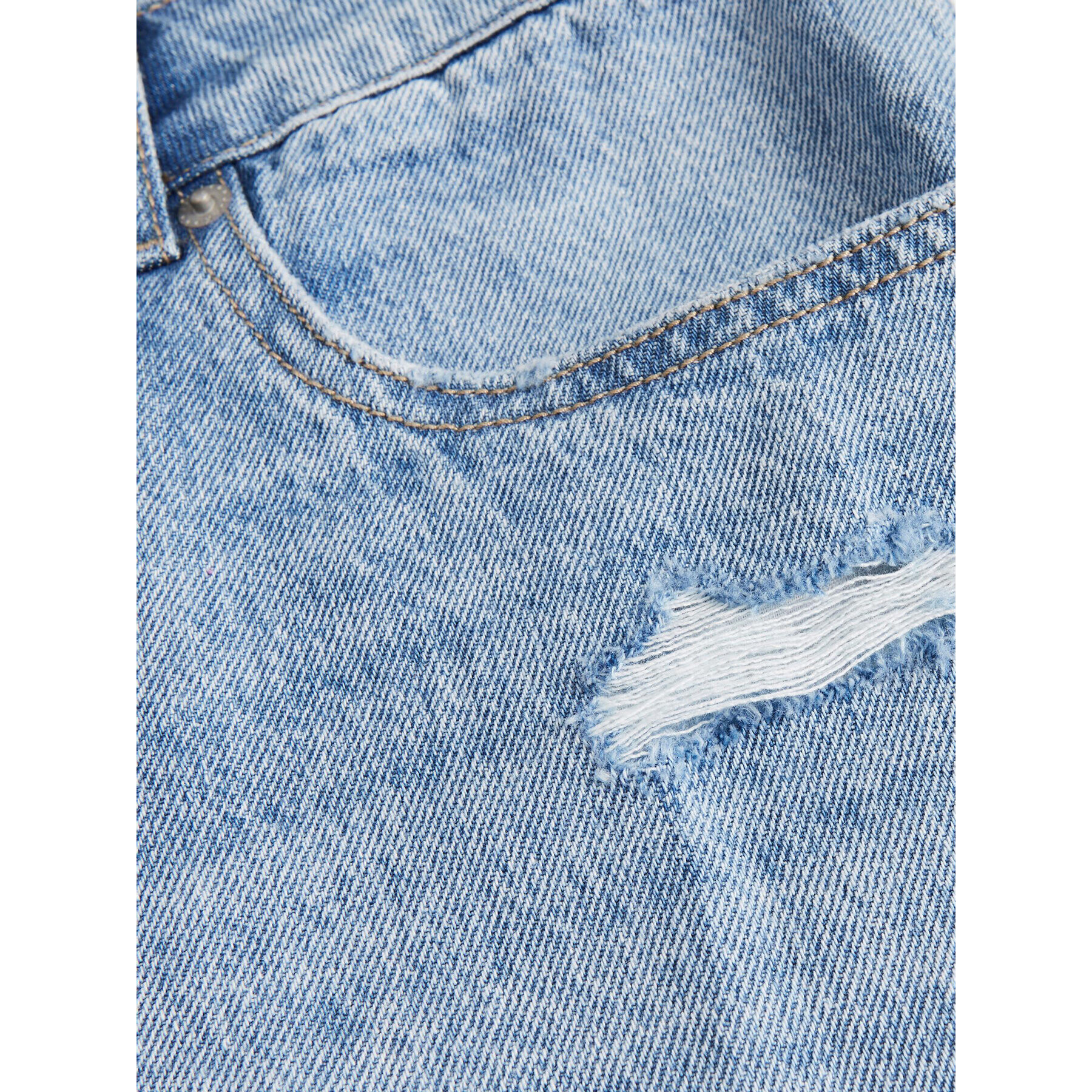 JJXX Дънкови шорти 12235146 Син Straight Fit - Pepit.bg