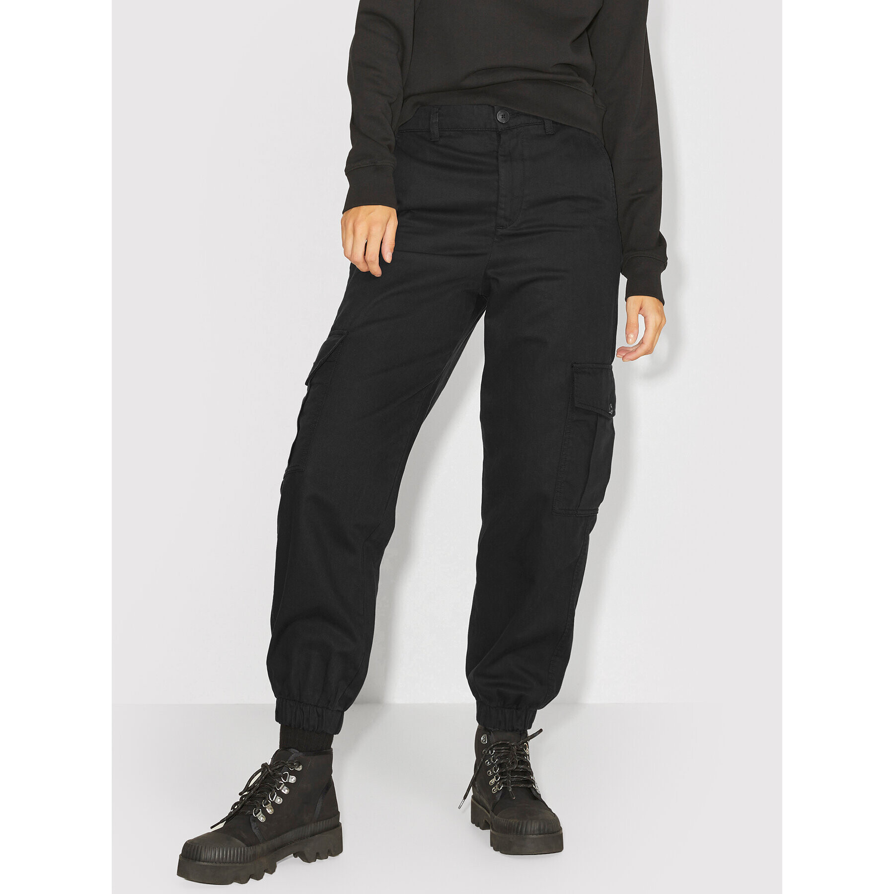 JJXX Джогъри Holly 12200733 Черен Relaxed Fit - Pepit.bg