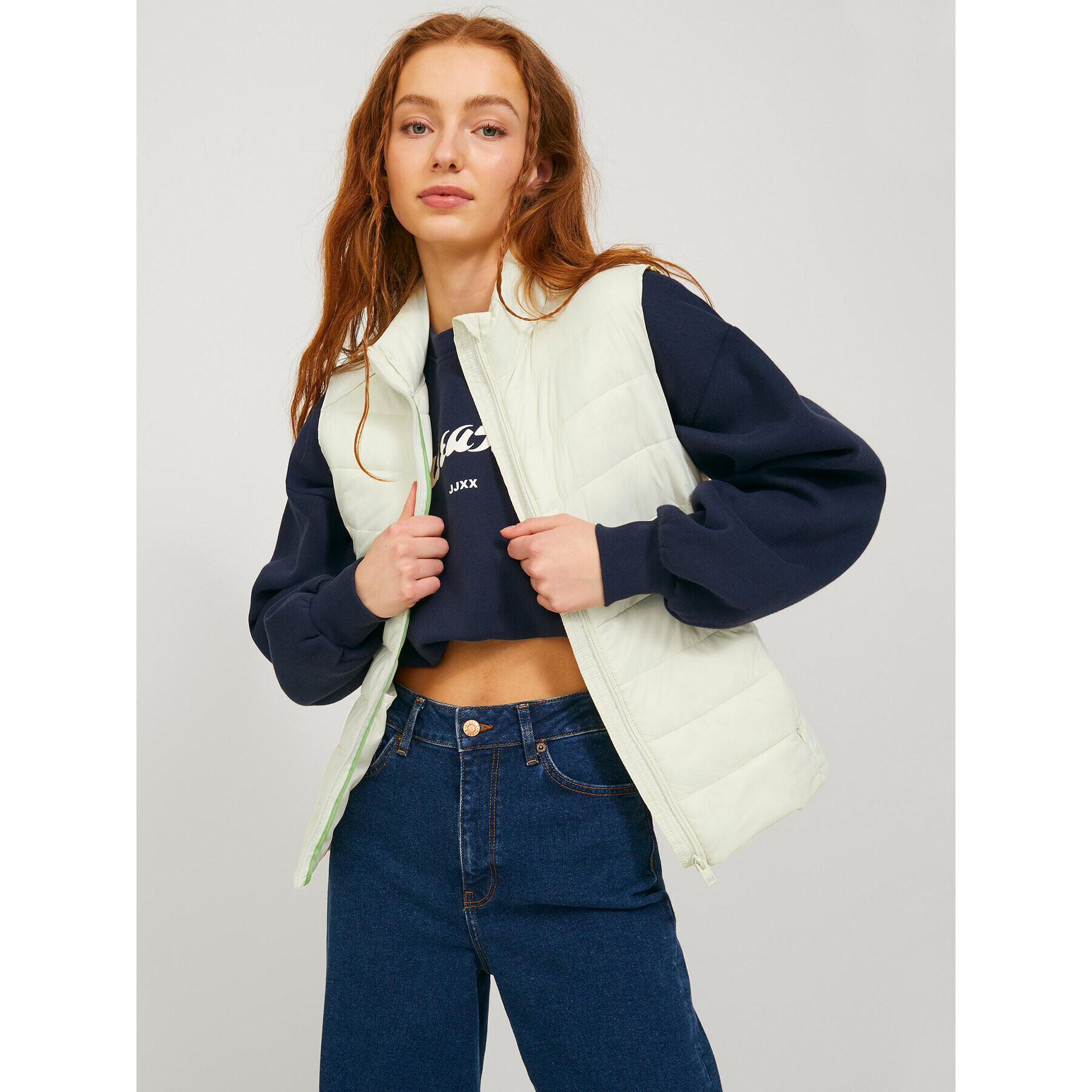 JJXX Елек Nora 12224641 Бежов Regular Fit - Pepit.bg