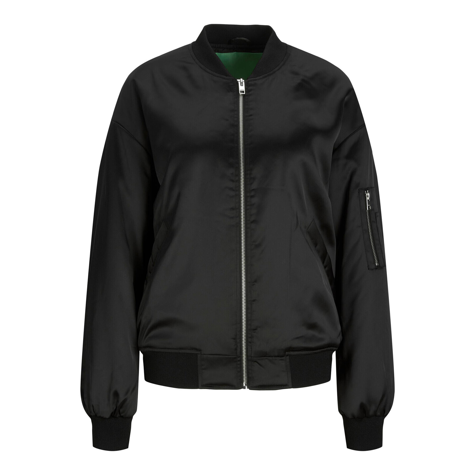 JJXX Яке бомбър 12224679 Черен Regular Fit - Pepit.bg