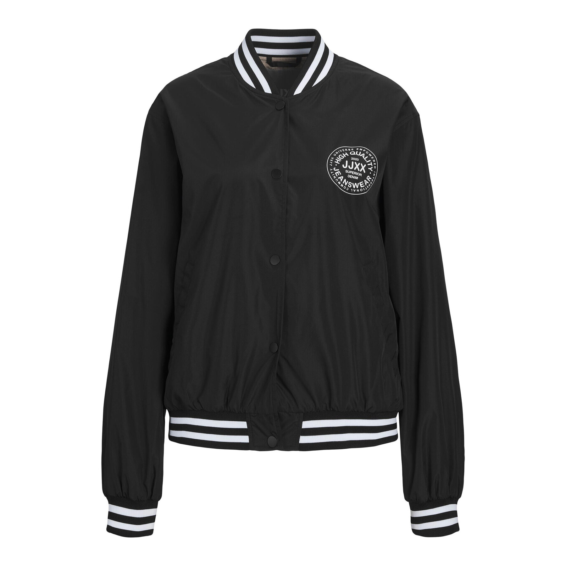 JJXX Яке бомбър 12227132 Черен Regular Fit - Pepit.bg