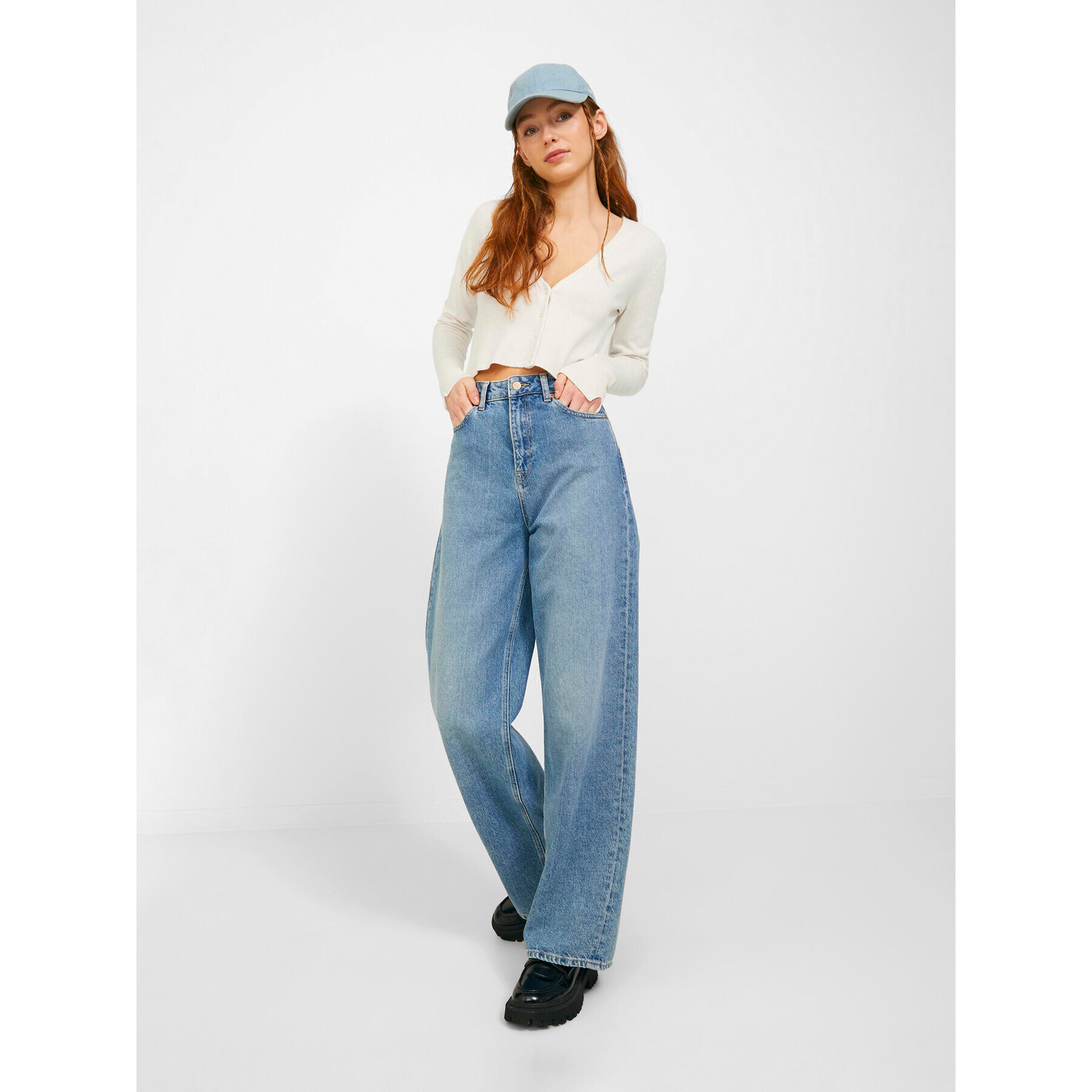 JJXX Кардиган Sabel 12224471 Бял Regular Fit - Pepit.bg