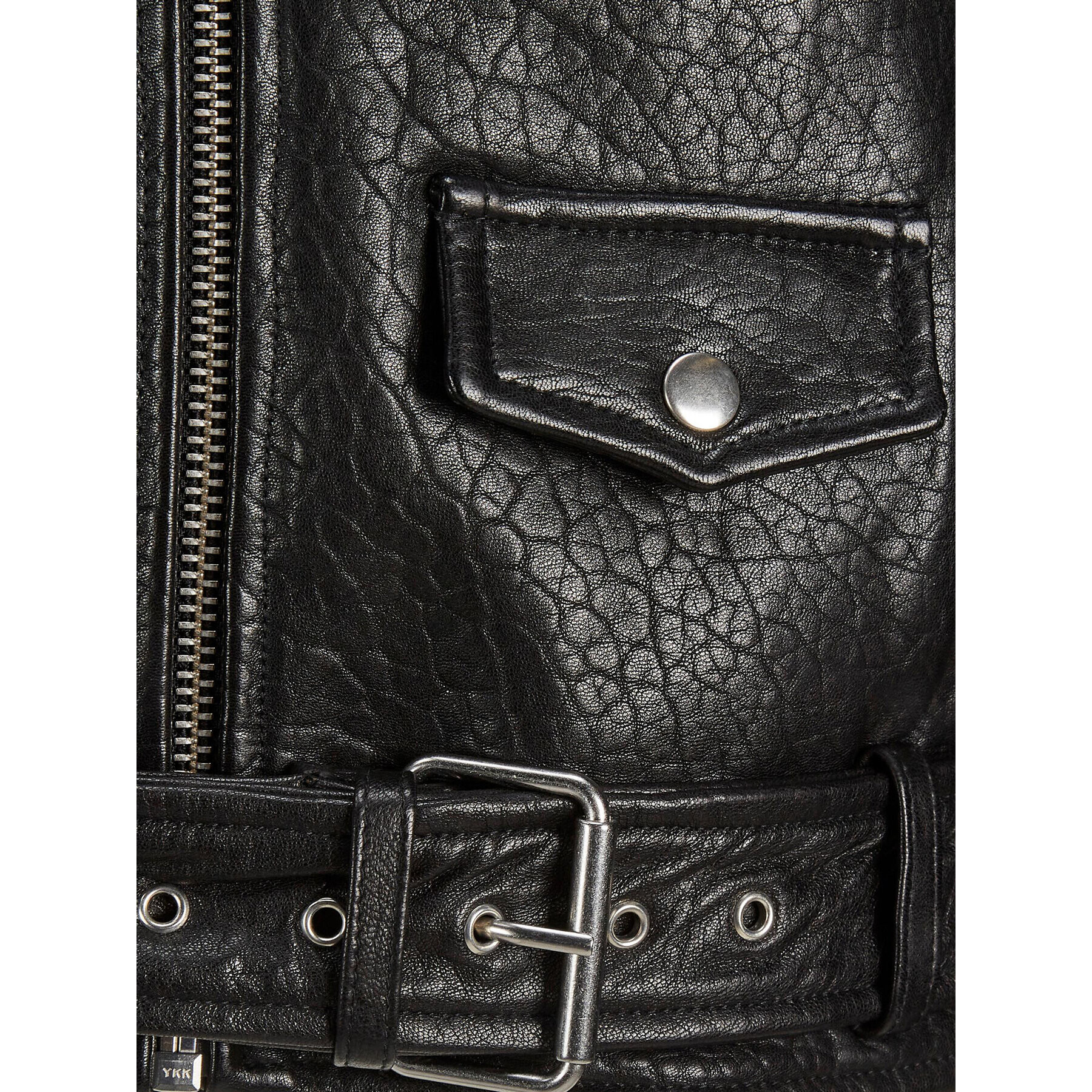 JJXX Кожено яке 12200286 Черен Regular Fit - Pepit.bg