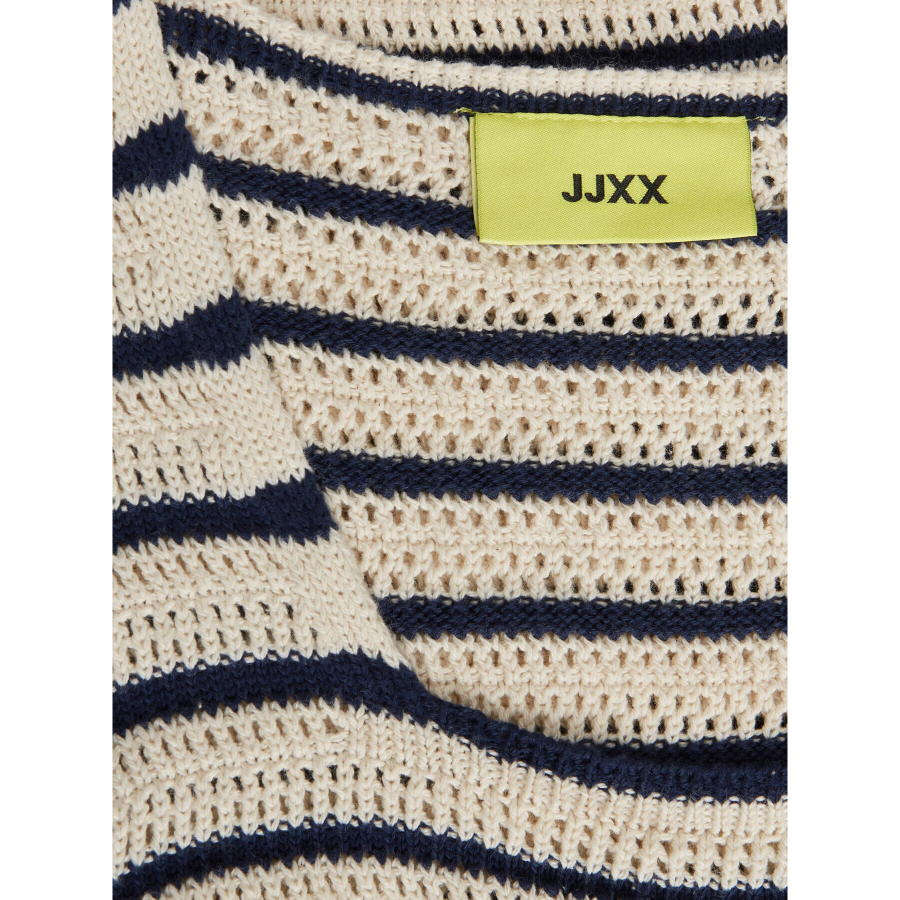 JJXX Плетена рокля 12237733 Бял Relaxed Fit - Pepit.bg