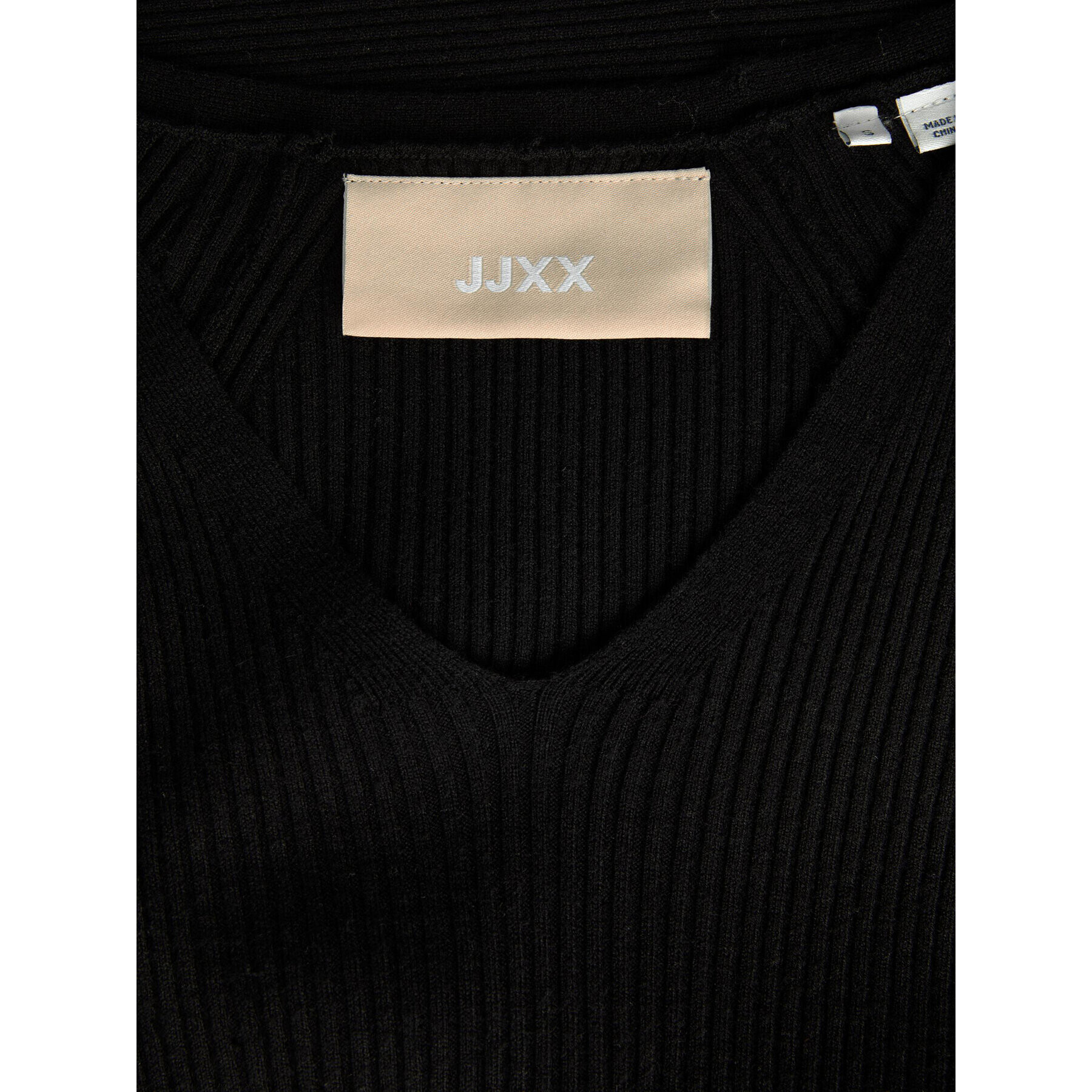 JJXX Плетена рокля Margaret 12220778 Черен Slim Fit - Pepit.bg