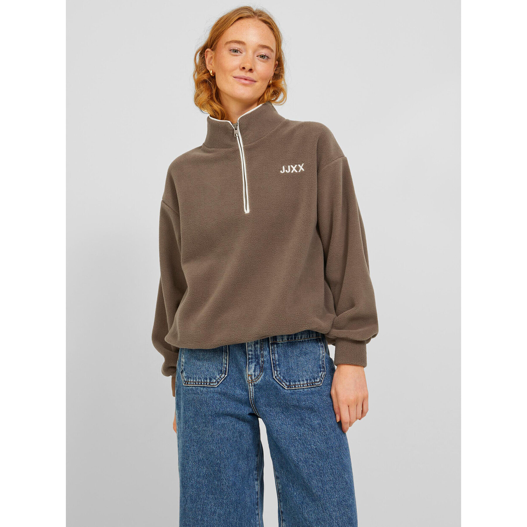 JJXX Полар Celia 12221839 Сив Regular Fit - Pepit.bg