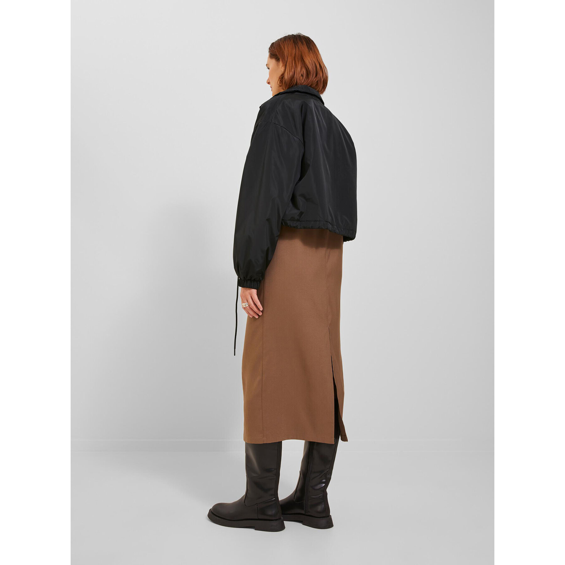 JJXX Преходно яке 12240797 Черен Regular Fit - Pepit.bg