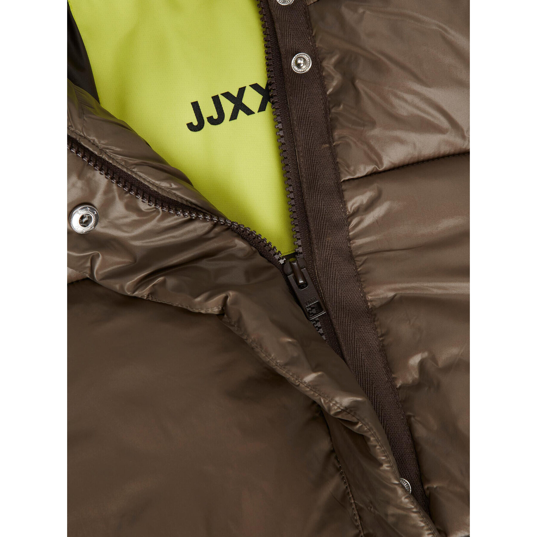 JJXX Пухено яке Beany Shine 12214675 Зелен Regular Fit - Pepit.bg