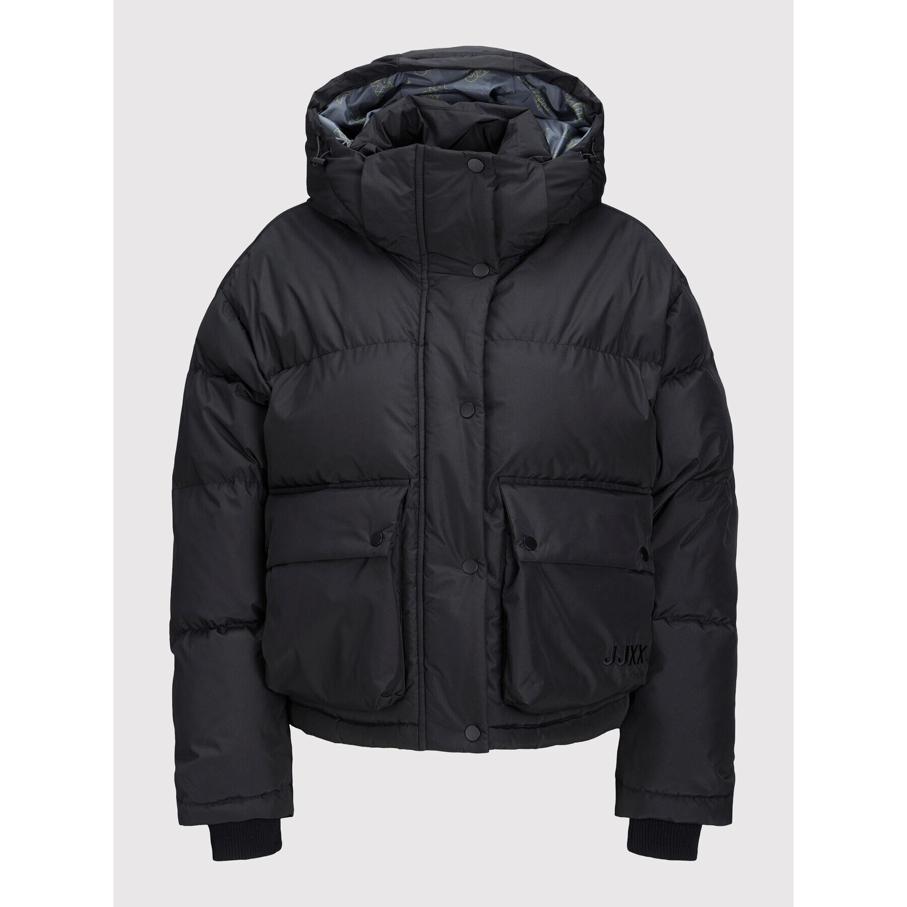 JJXX Пухено яке Birdie 12214745 Черен Regular Fit - Pepit.bg