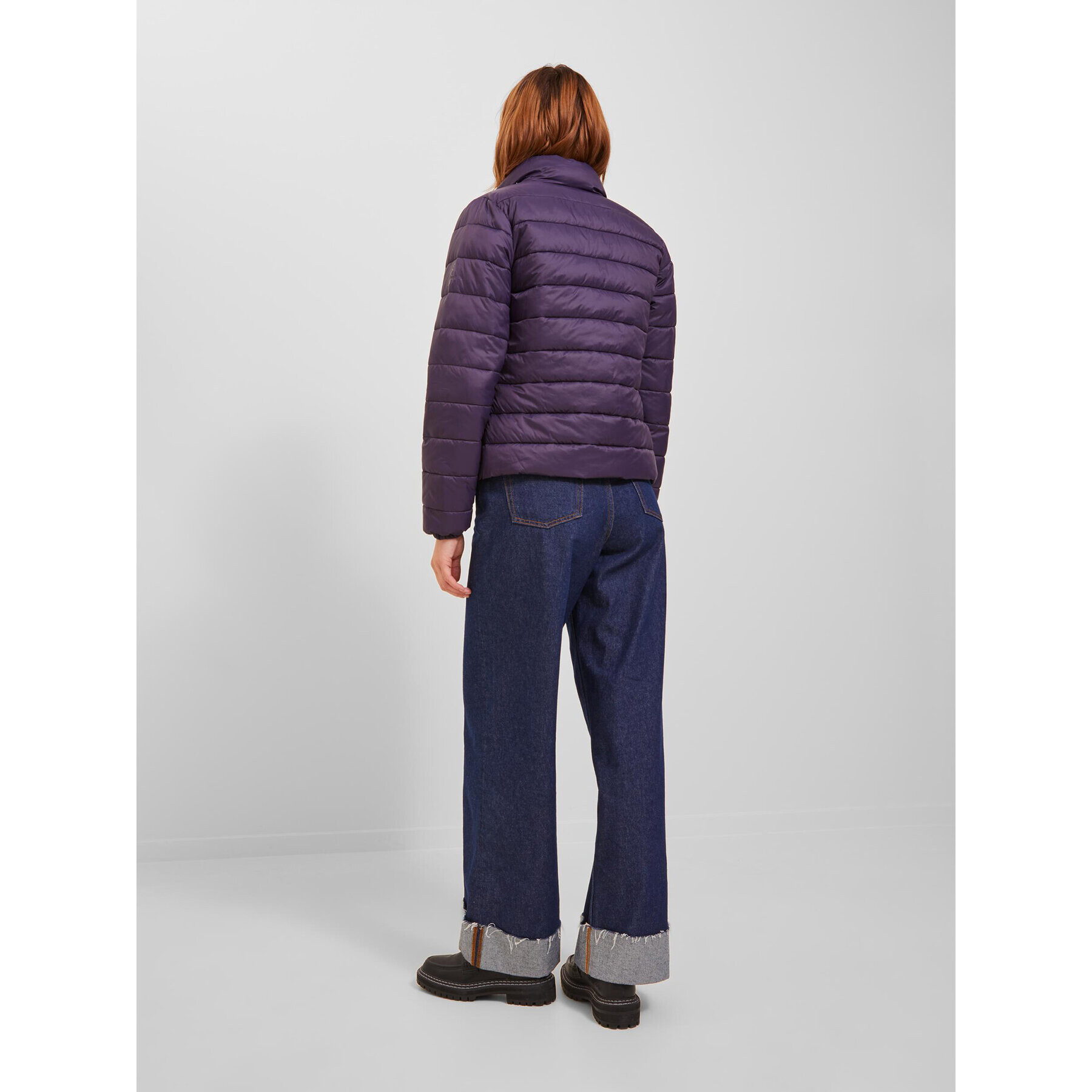 JJXX Пухено яке 12224638 Виолетов Regular Fit - Pepit.bg