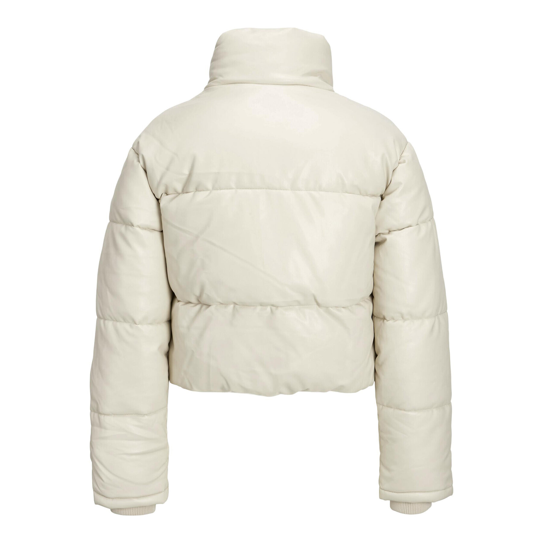 JJXX Пухено яке 12236383 Екрю Regular Fit - Pepit.bg
