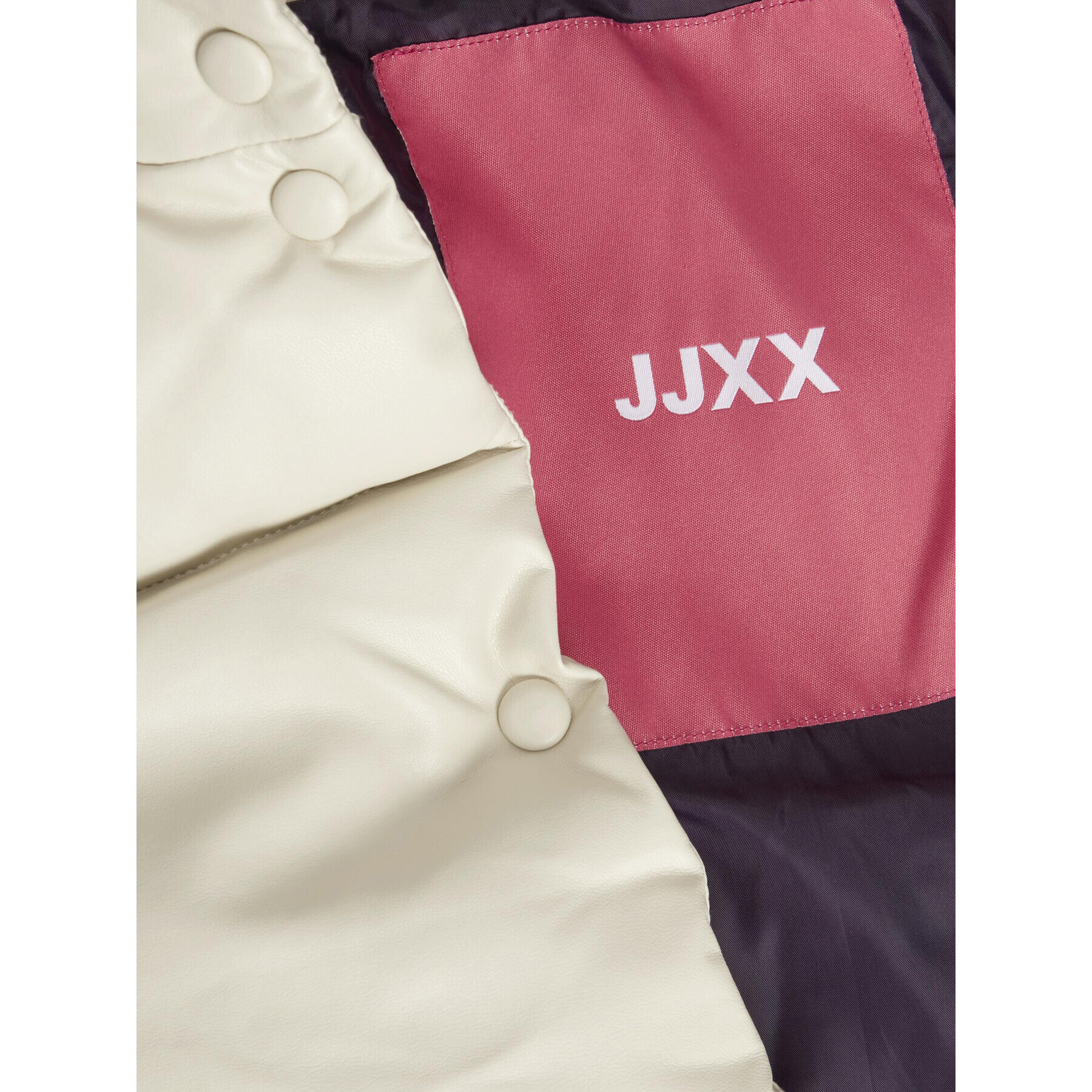 JJXX Пухено яке 12236383 Екрю Regular Fit - Pepit.bg