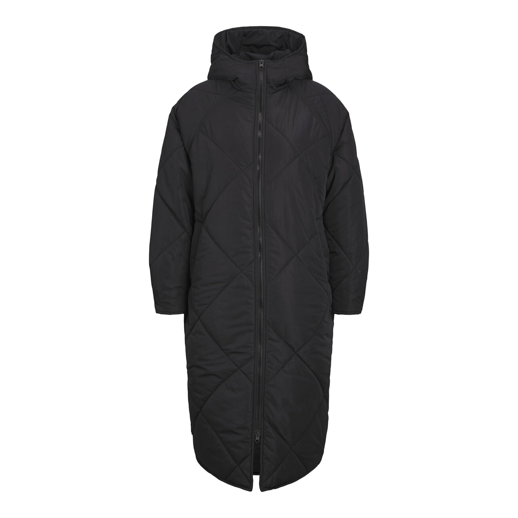 JJXX Пухено яке 12236451 Черен Regular Fit - Pepit.bg
