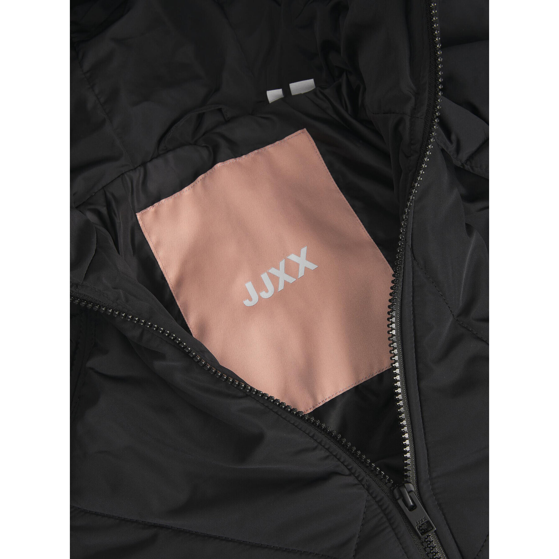 JJXX Пухено яке 12236451 Черен Regular Fit - Pepit.bg