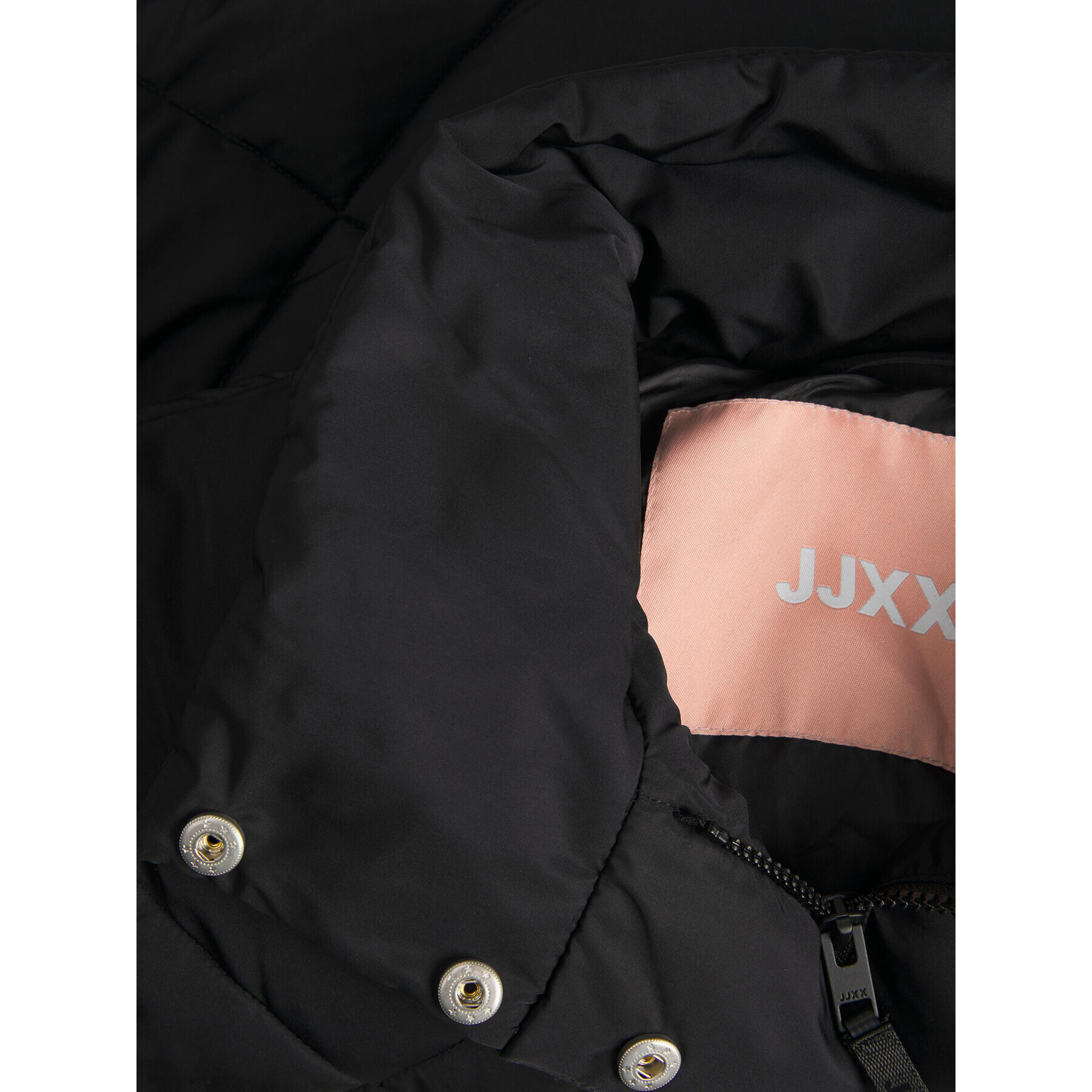 JJXX Пухено яке 12236457 Черен Regular Fit - Pepit.bg