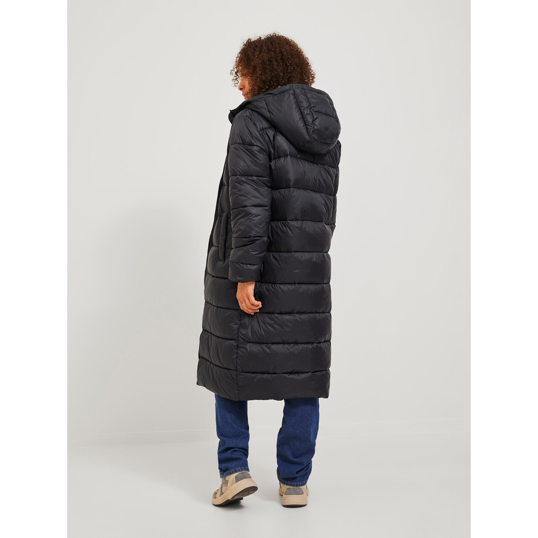 JJXX Пухено яке 12236524 Черен Regular Fit - Pepit.bg