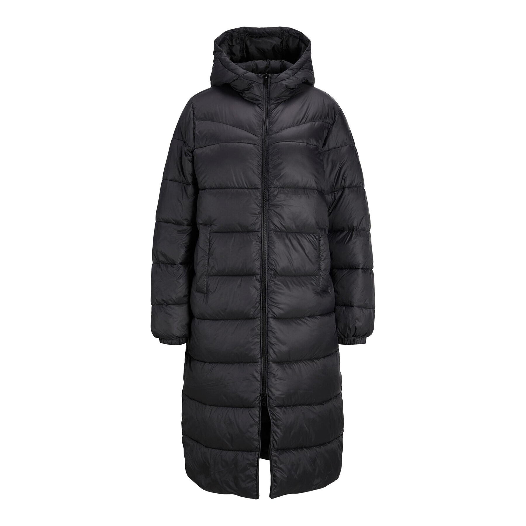 JJXX Пухено яке 12236524 Черен Regular Fit - Pepit.bg