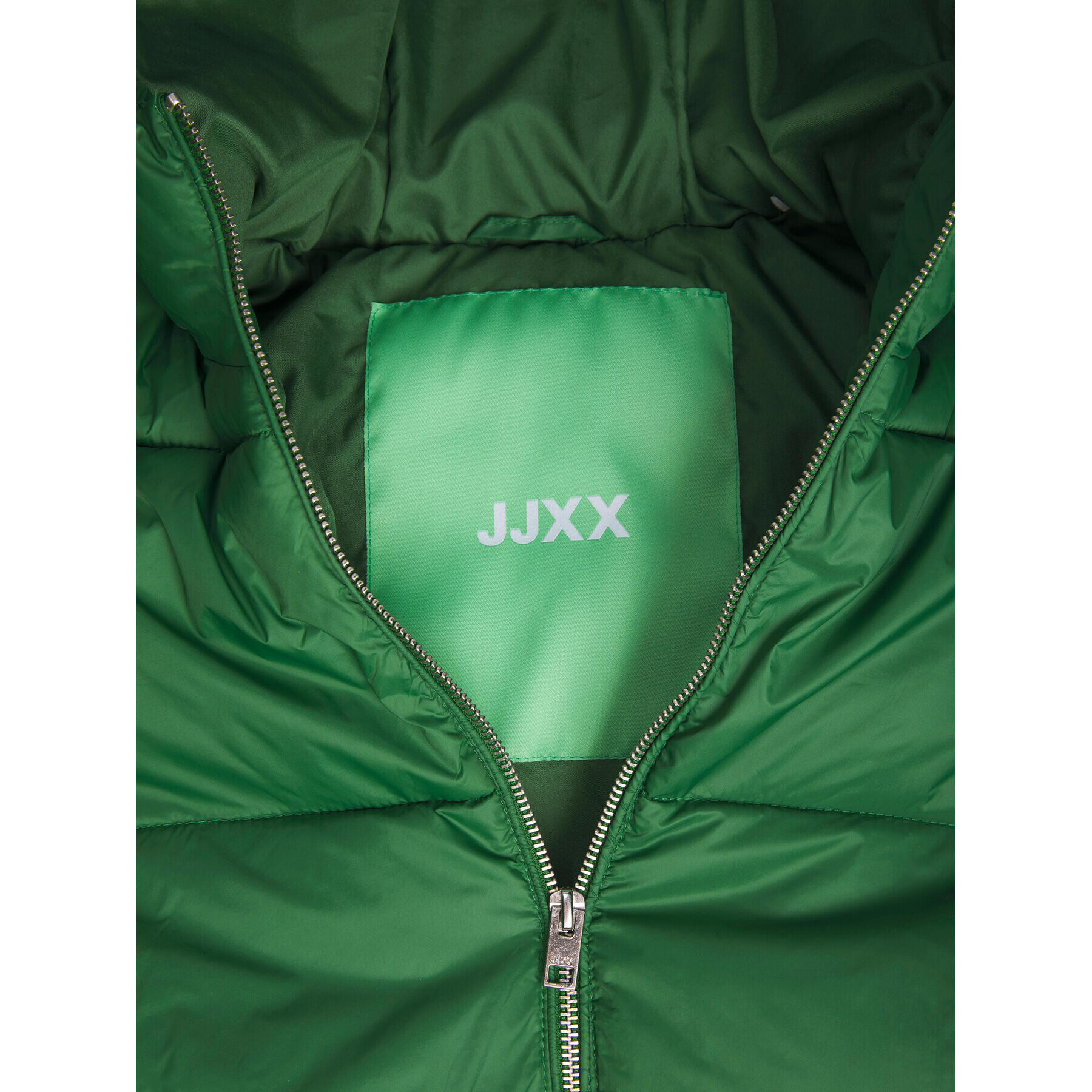 JJXX Пухено яке 12238268 Зелен Regular Fit - Pepit.bg
