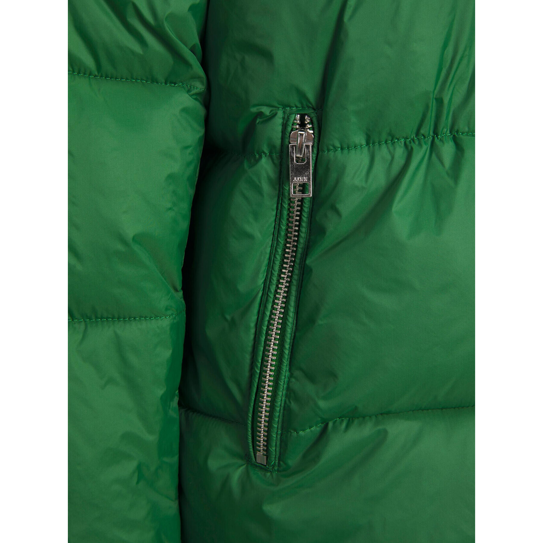 JJXX Пухено яке 12238268 Зелен Regular Fit - Pepit.bg