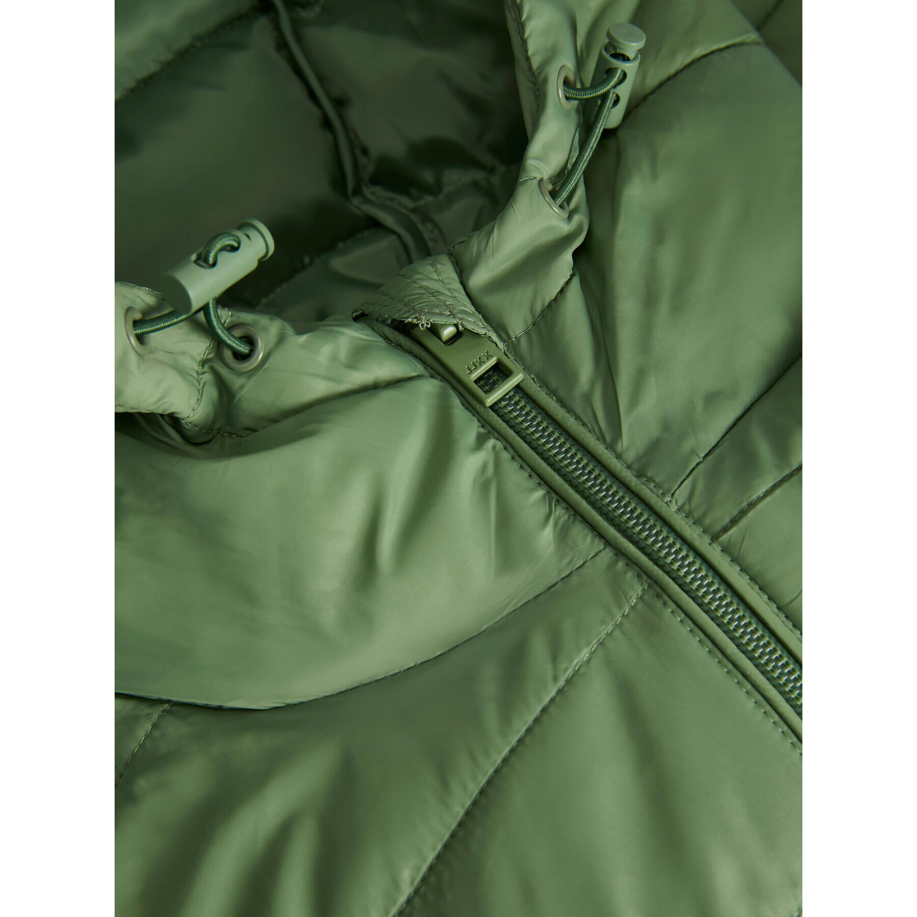 JJXX Пухено яке Nora 12224669 Зелен Regular Fit - Pepit.bg