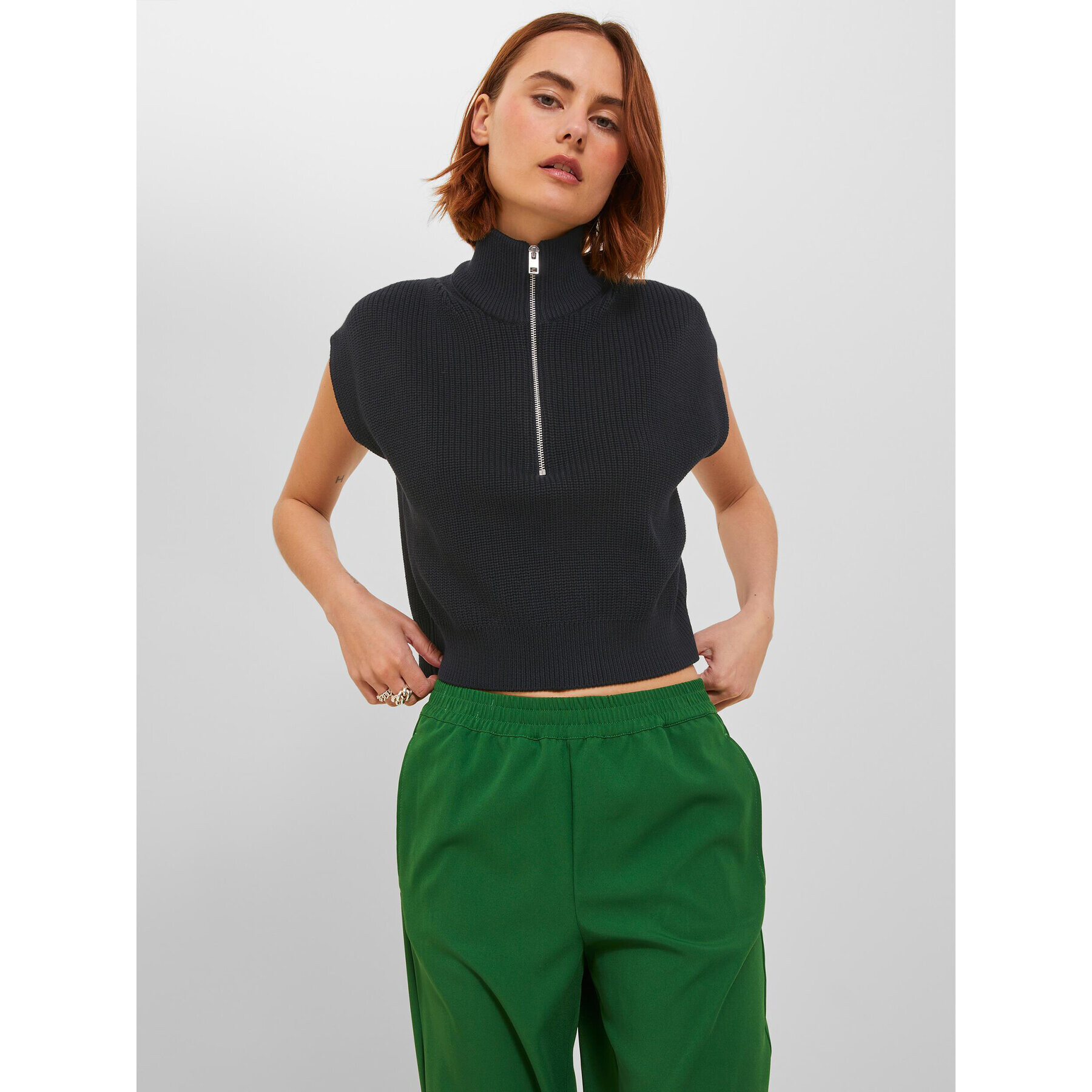 JJXX Пуловер 12224511 Черен Regular Fit - Pepit.bg