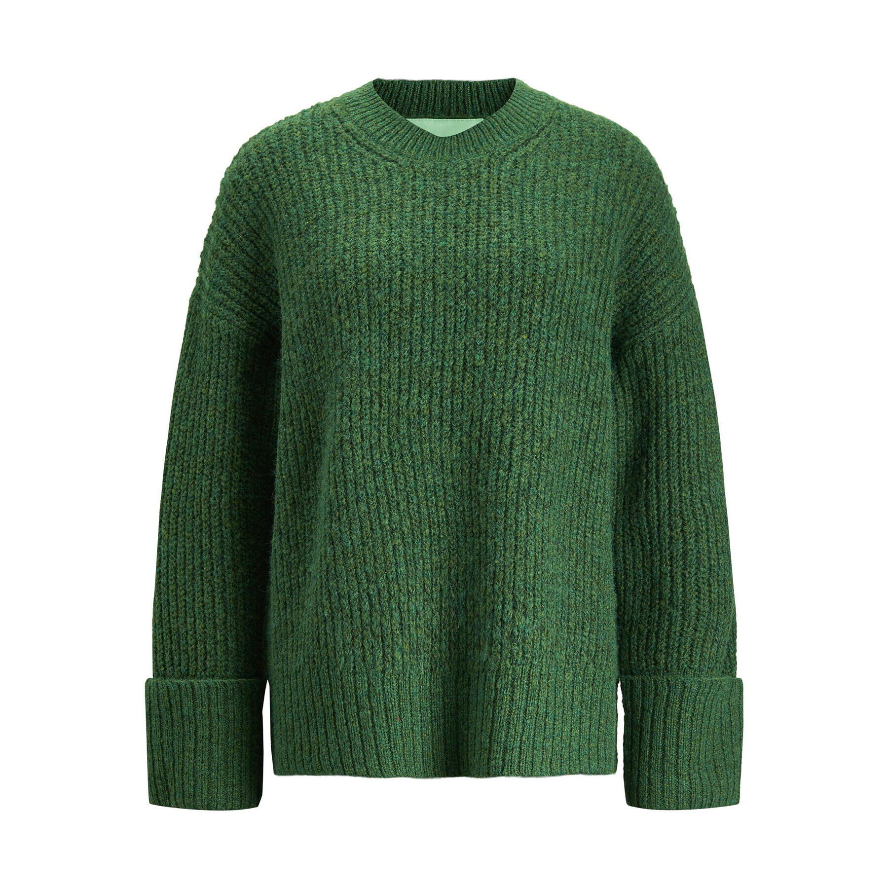 JJXX Пуловер 12245453 Зелен Relaxed Fit - Pepit.bg