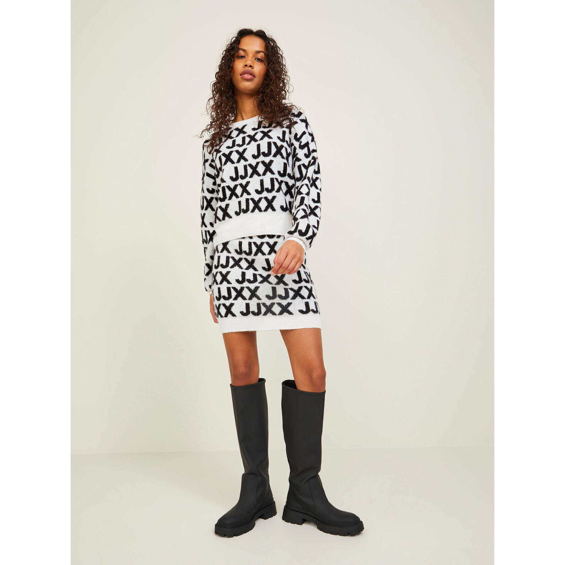 JJXX Пуловер Francesca 12216798 Бял Regular Fit - Pepit.bg