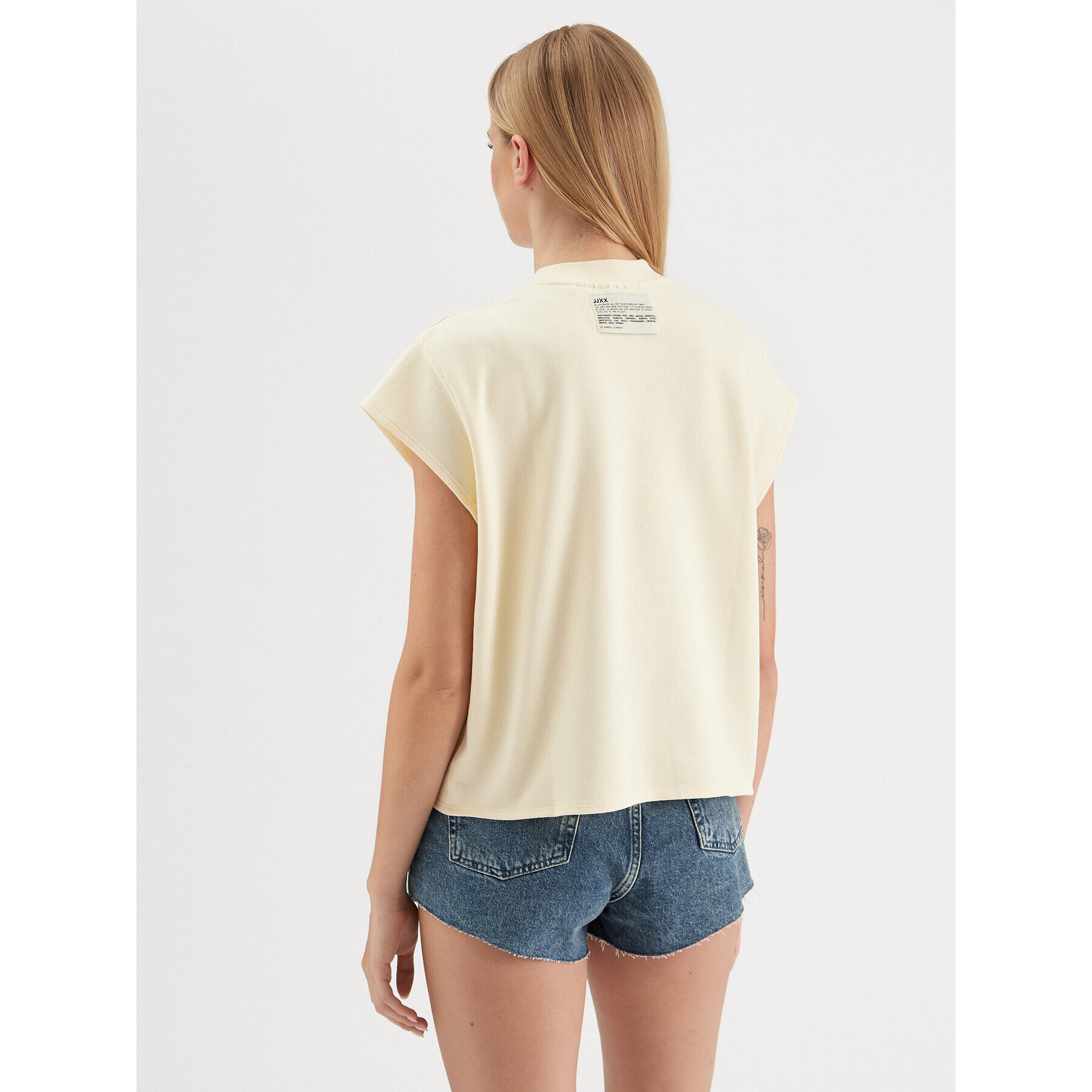 JJXX Суитшърт 12232939 Бял Loose Fit - Pepit.bg