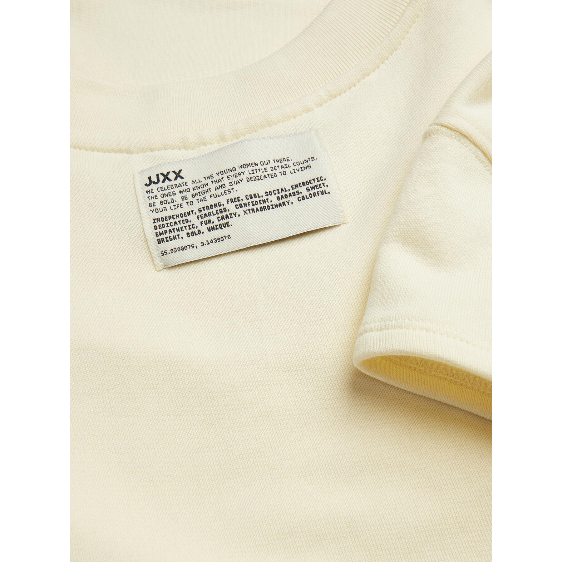 JJXX Суитшърт 12232939 Бял Loose Fit - Pepit.bg