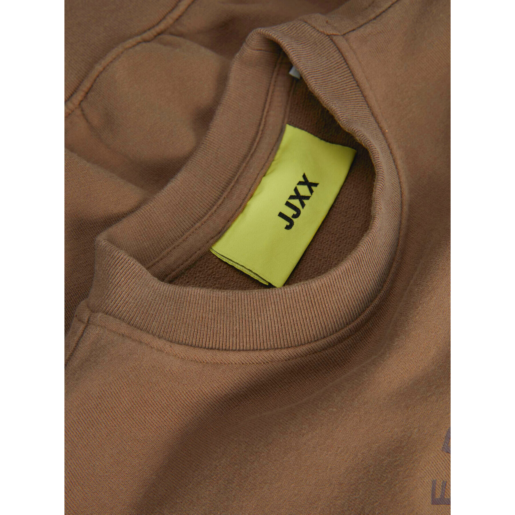 JJXX Суитшърт Beatrice 12200367 Кафяв Oversize - Pepit.bg