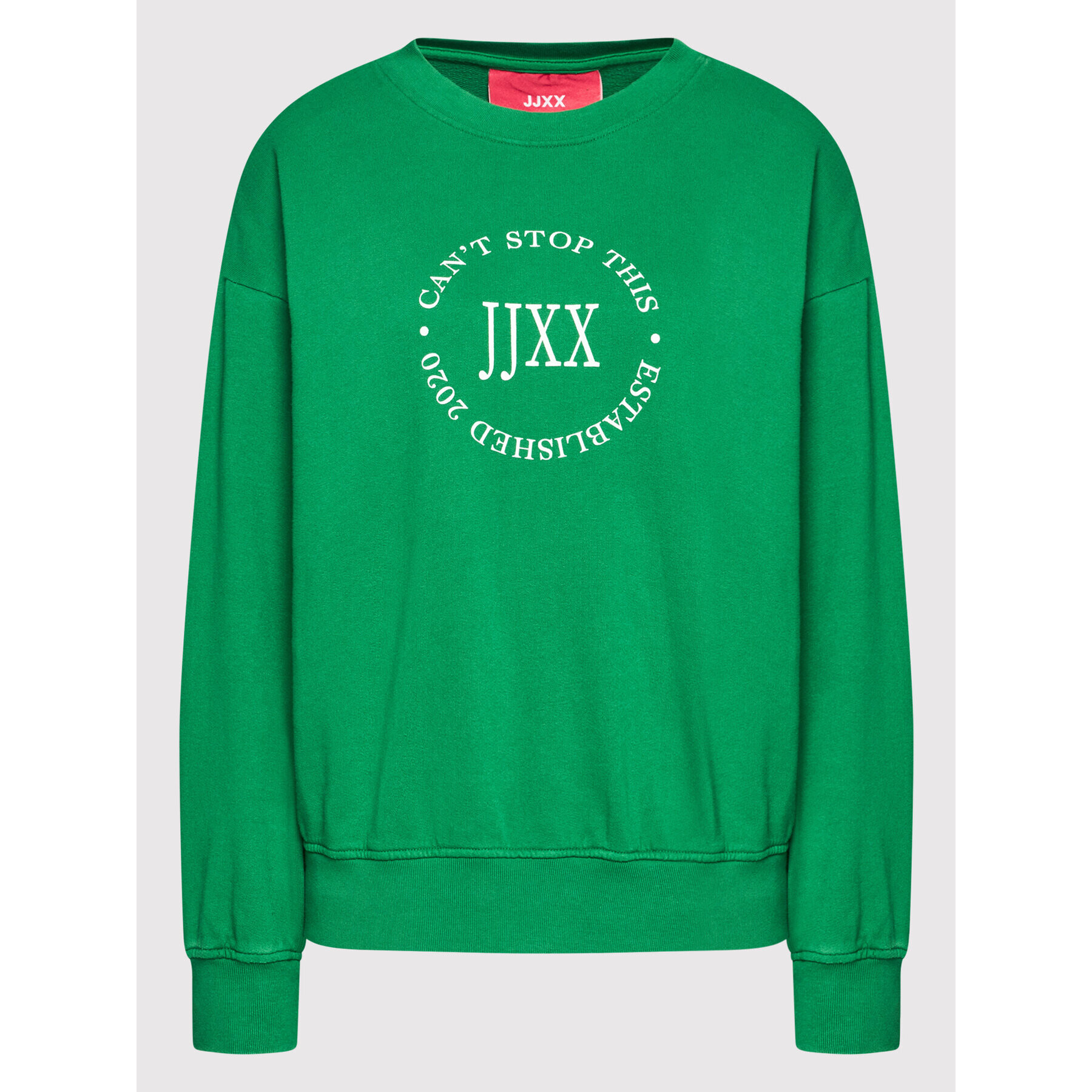 JJXX Суитшърт Beatrice 12200367 Зелен Oversize - Pepit.bg