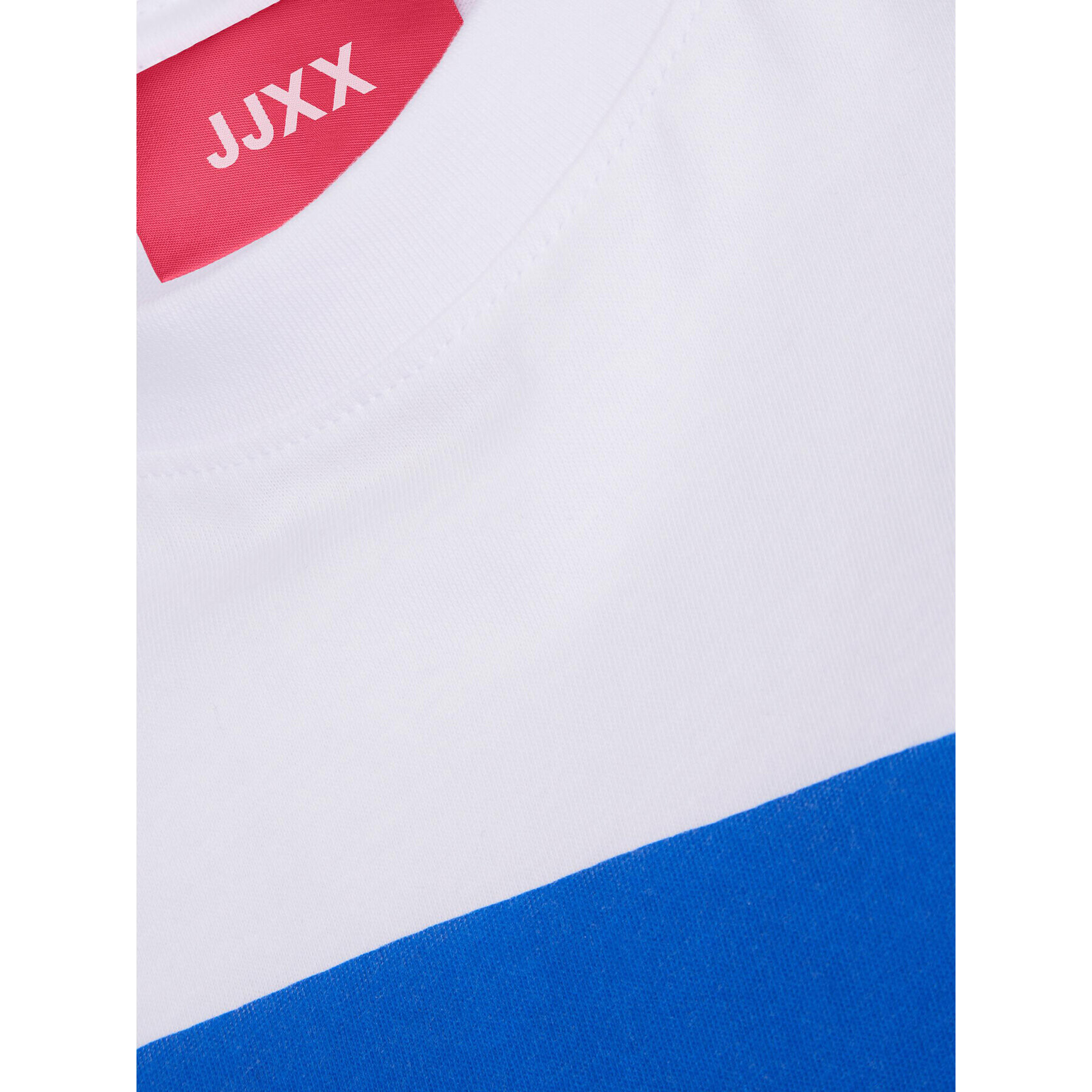 JJXX Тишърт 12204837 Бял Relaxed Fit - Pepit.bg