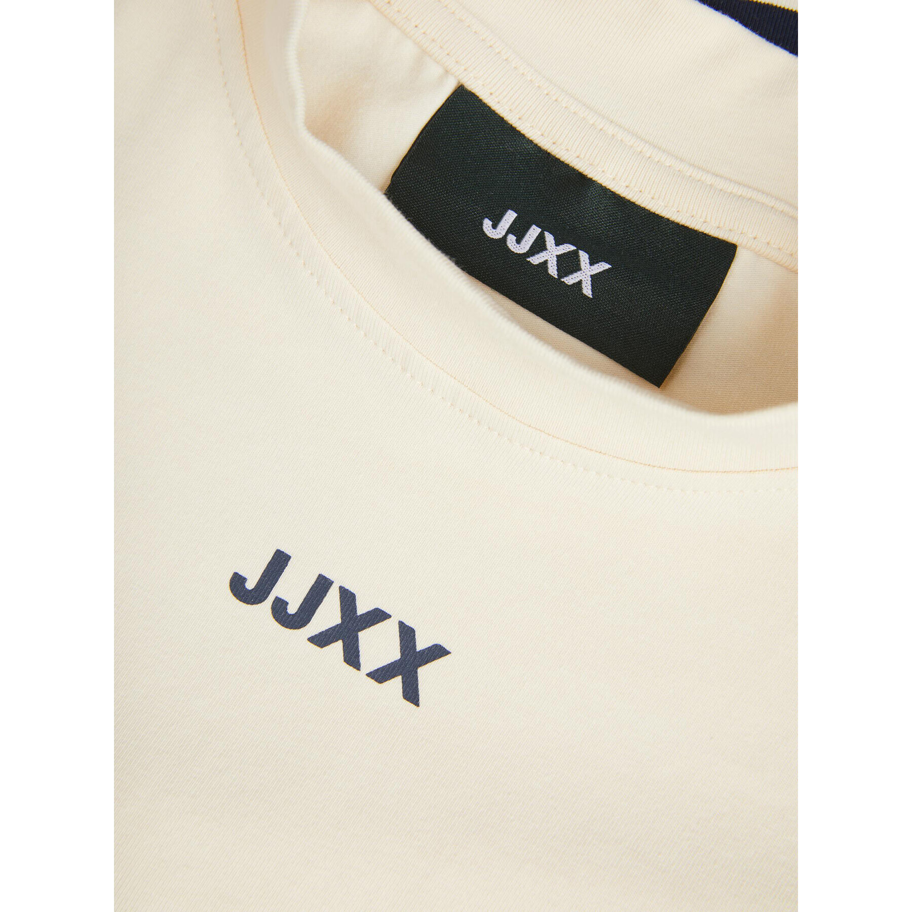 JJXX Тишърт 12227953 Бежов Loose Fit - Pepit.bg