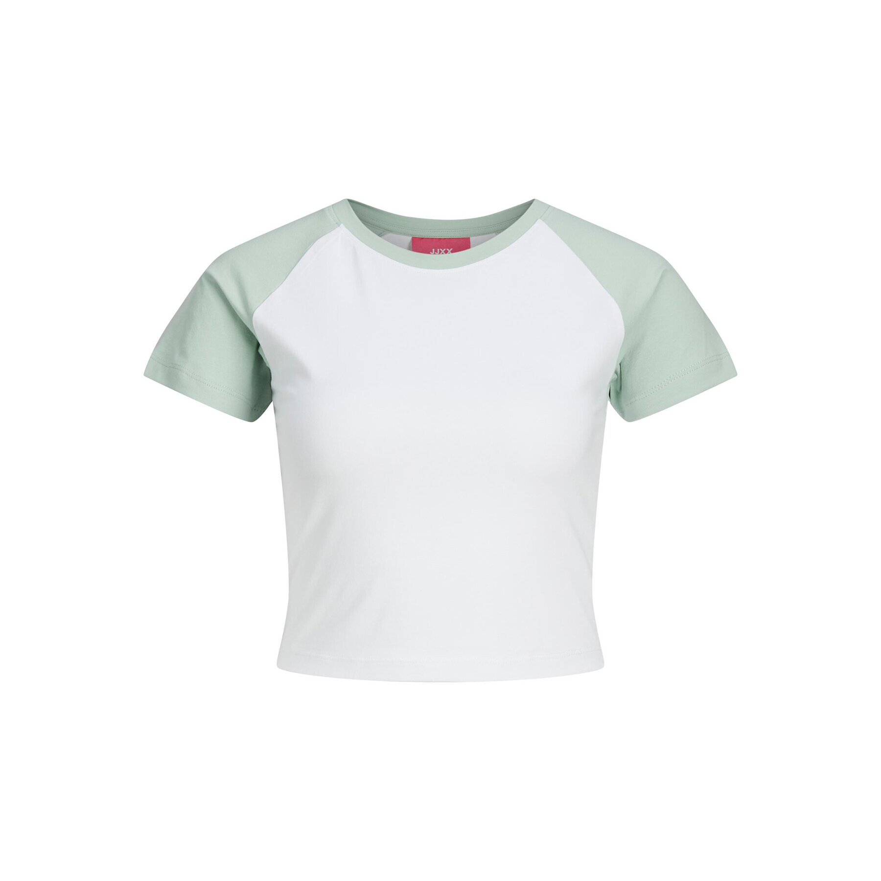JJXX Тишърт 12233468 Бял Stretch Fit - Pepit.bg
