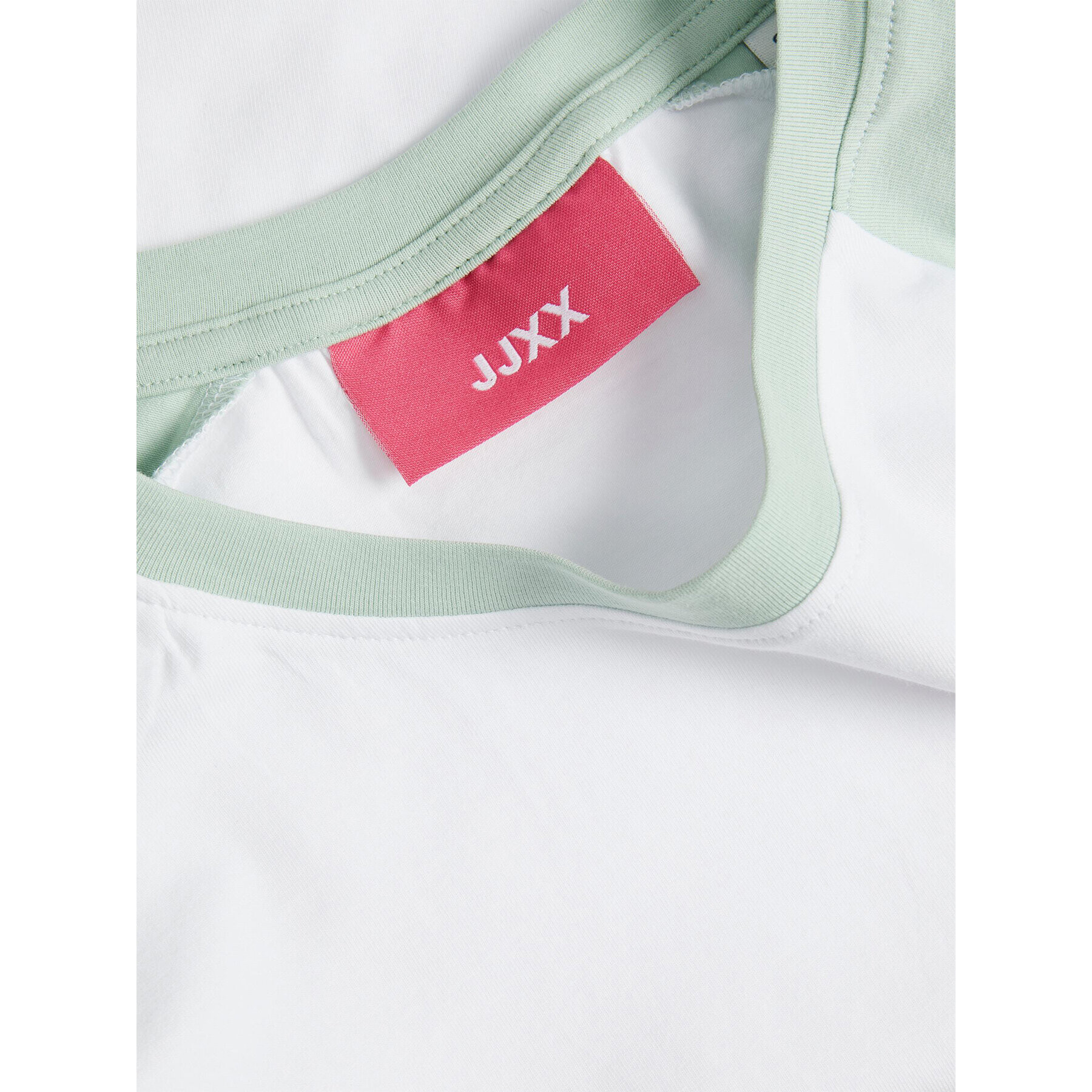 JJXX Тишърт 12233468 Бял Stretch Fit - Pepit.bg