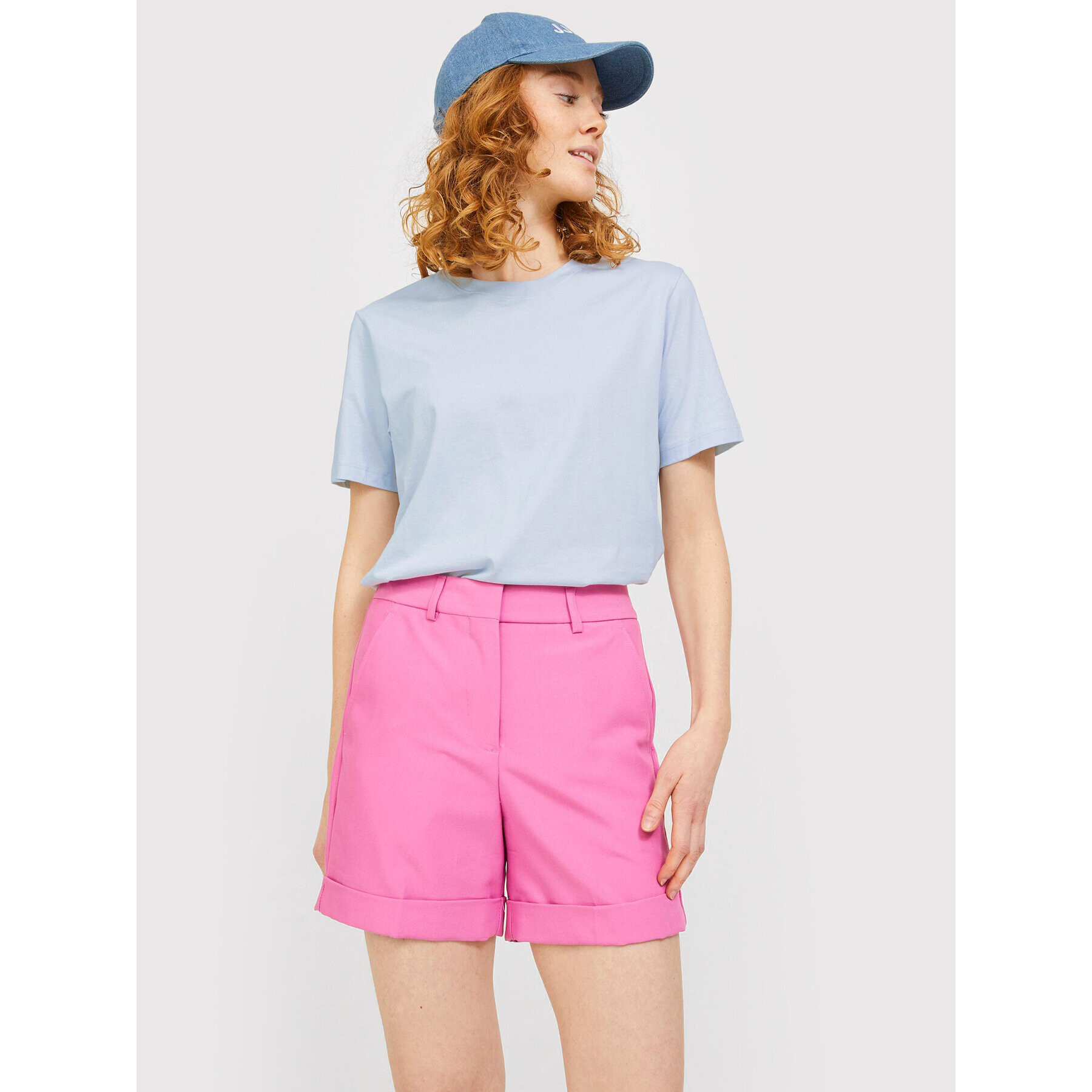 JJXX Тишърт Anna 12200182 Син Regular Fit - Pepit.bg