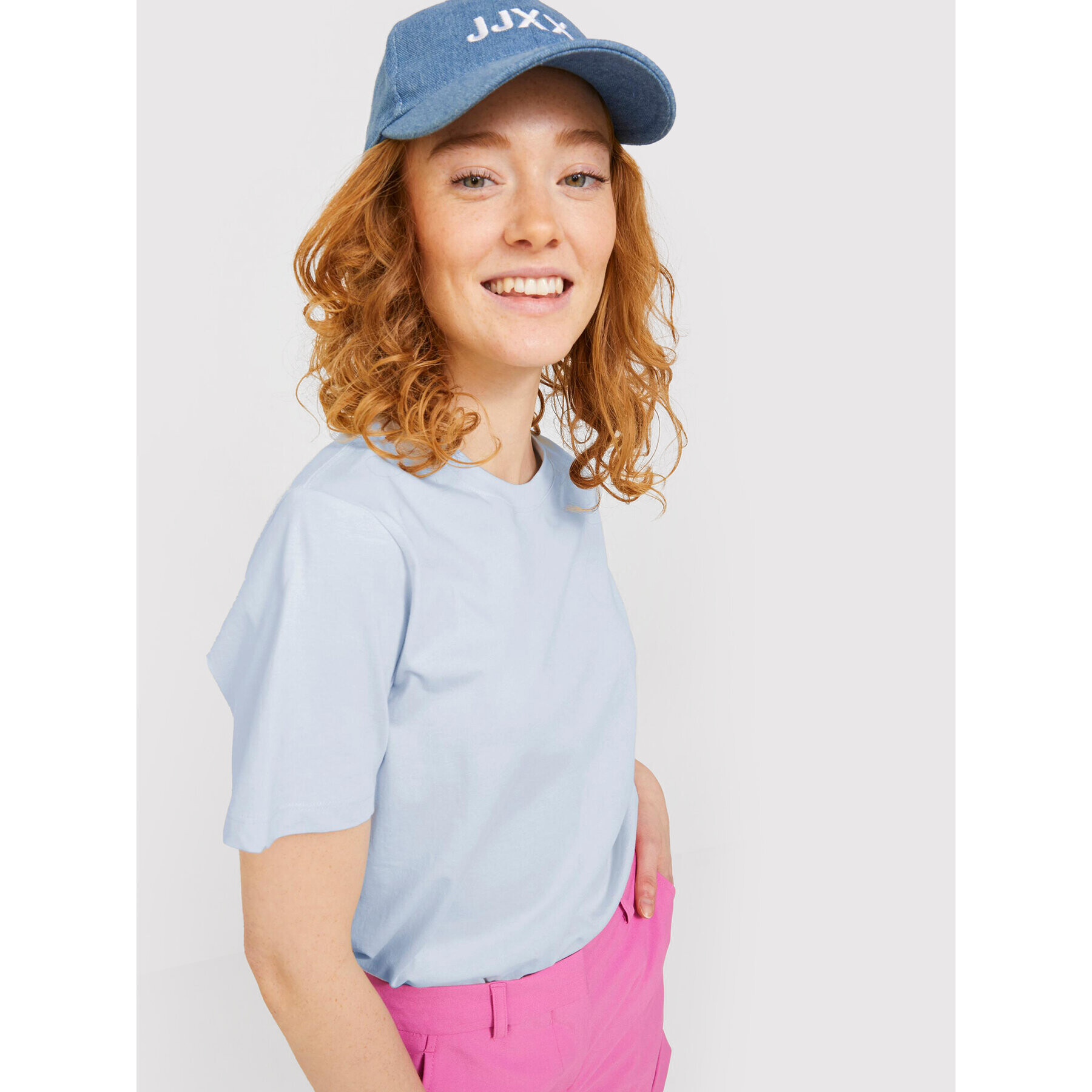 JJXX Тишърт Anna 12200182 Син Regular Fit - Pepit.bg