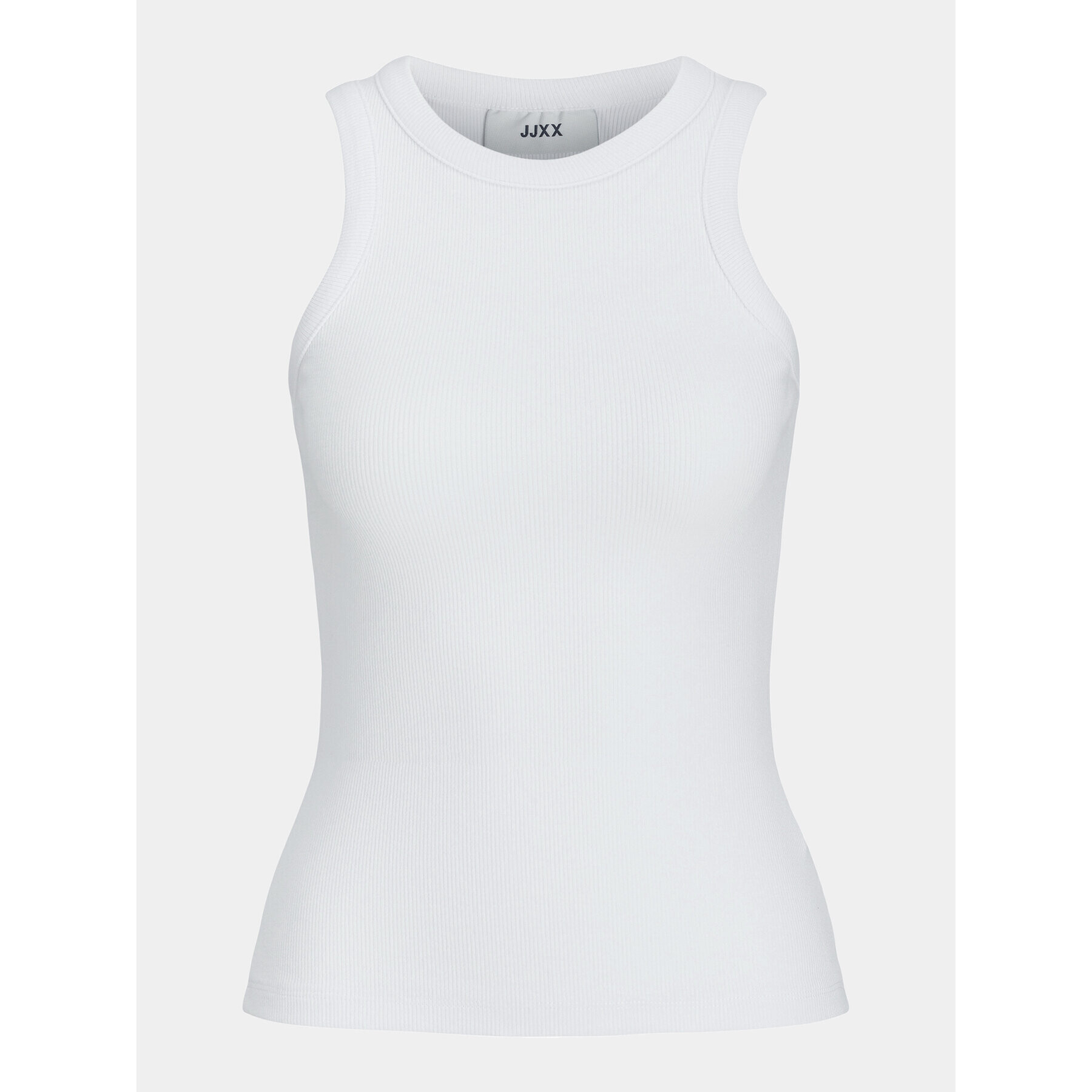 JJXX топ 12224661 Бял Rib Fit - Pepit.bg