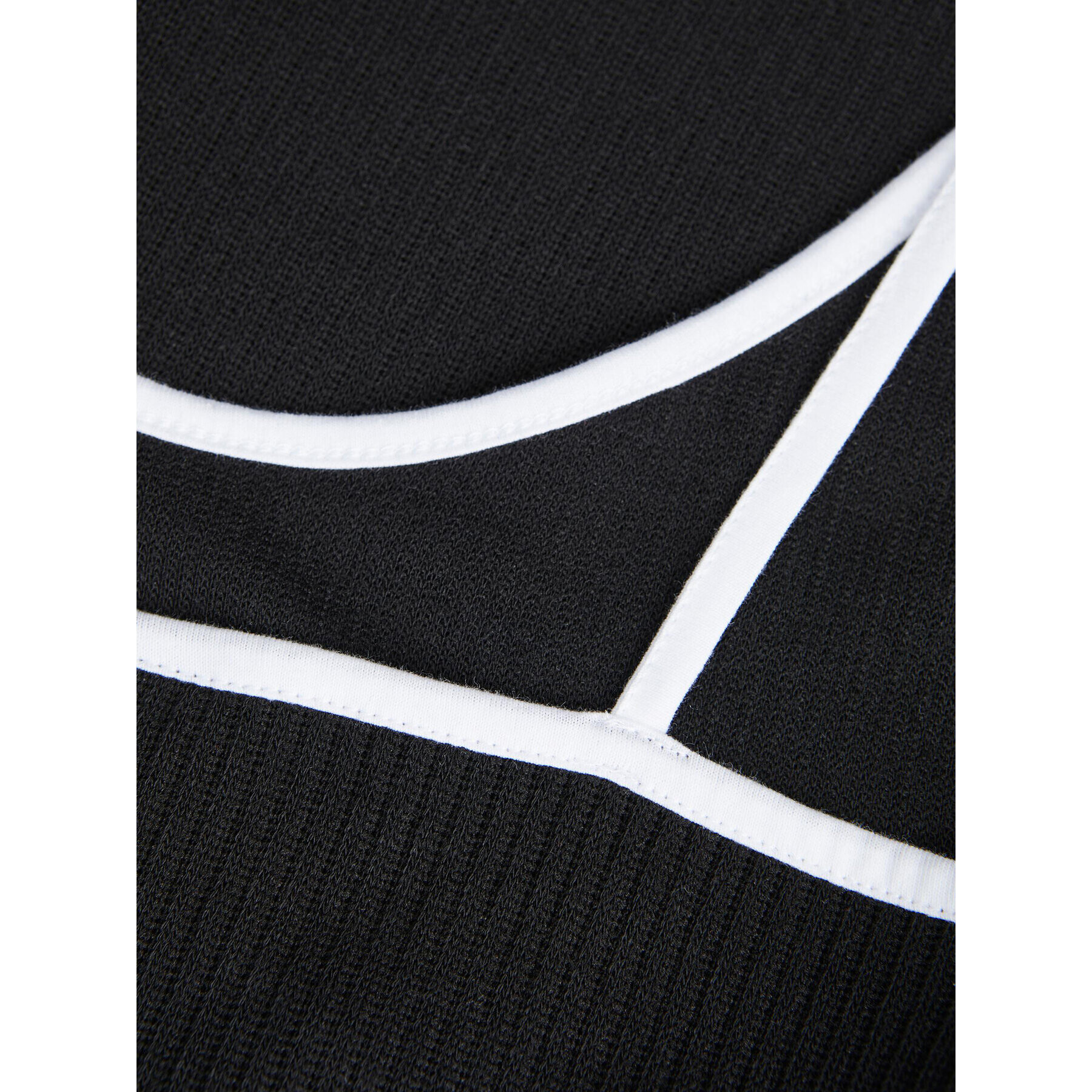 JJXX топ 12224665 Черен Rib Fit - Pepit.bg