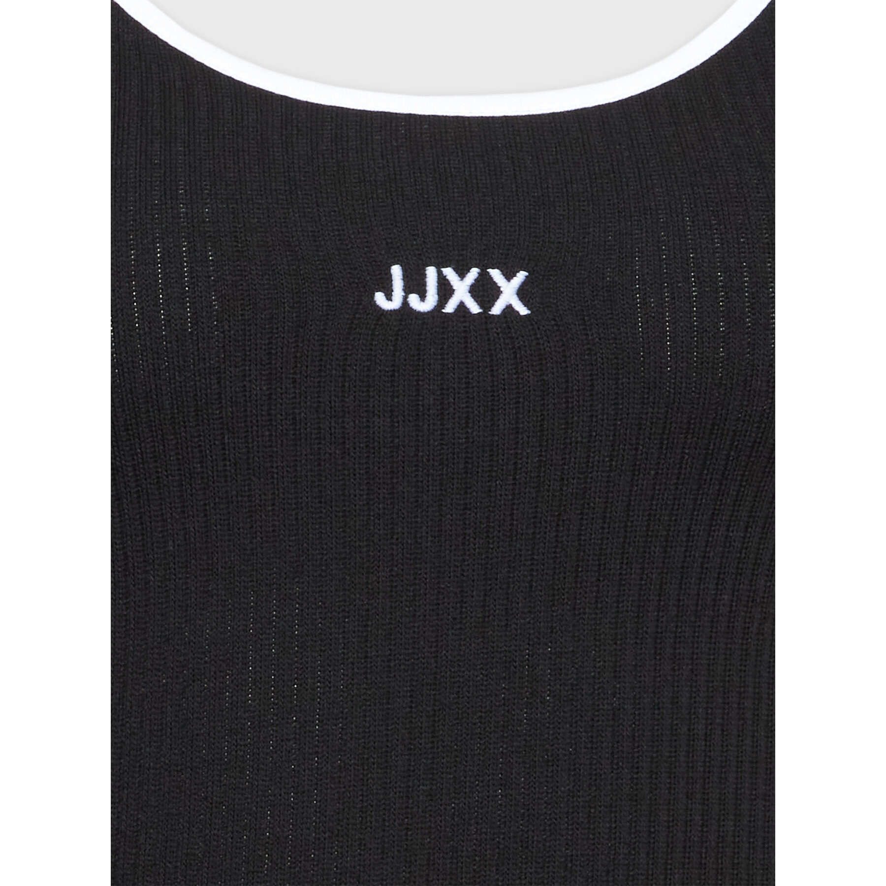 JJXX топ 12224665 Черен Rib Fit - Pepit.bg
