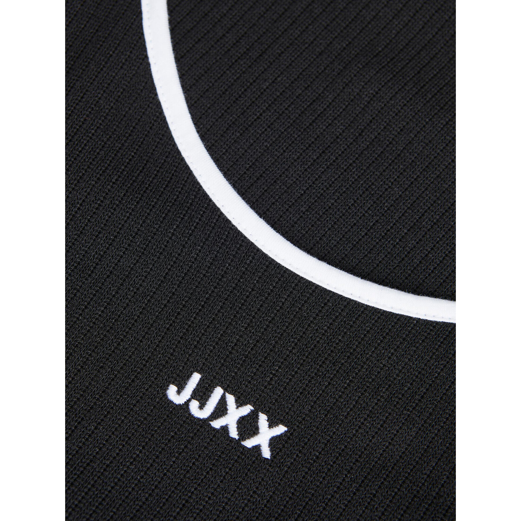 JJXX топ 12224665 Черен Rib Fit - Pepit.bg