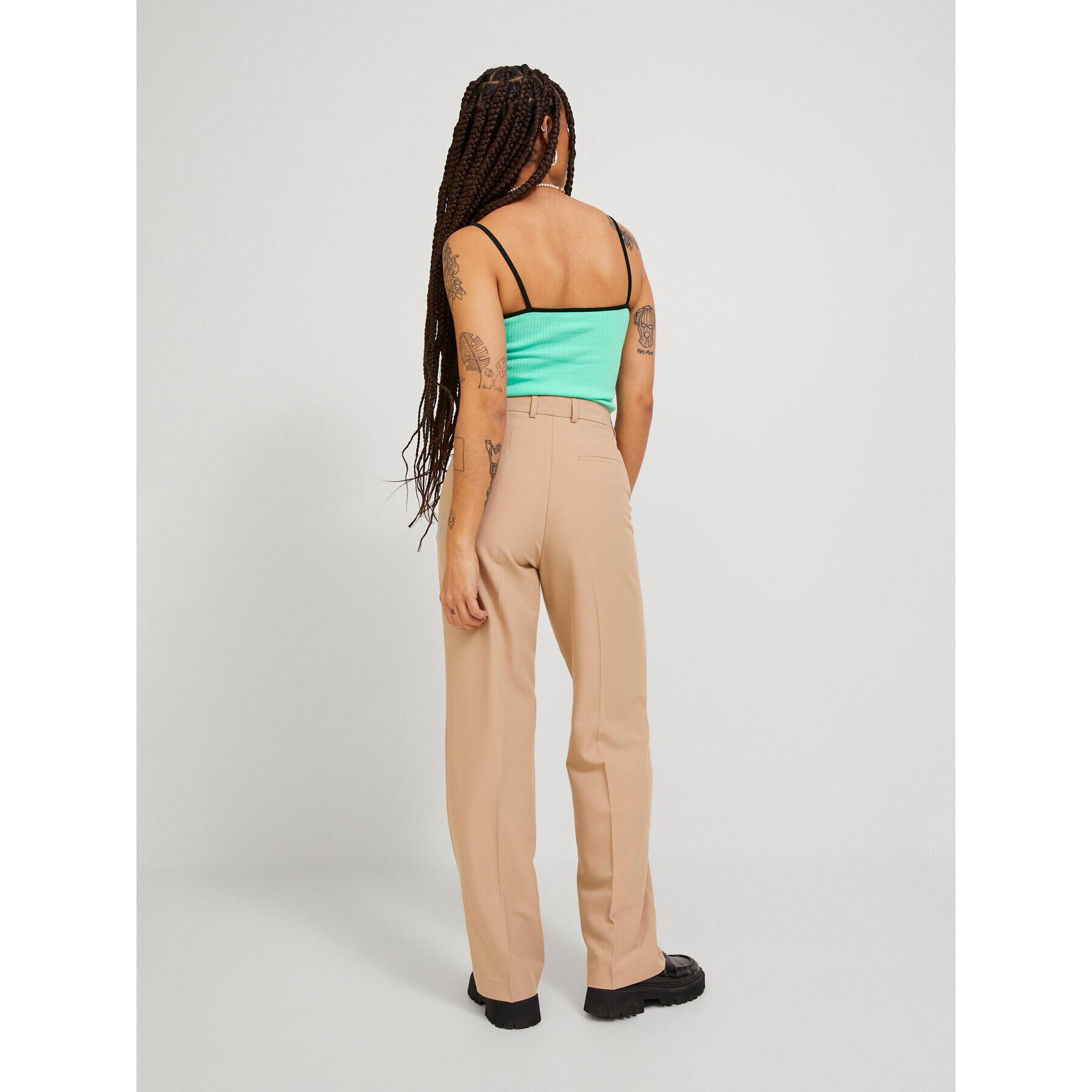 JJXX топ 12224665 Син Rib Fit - Pepit.bg