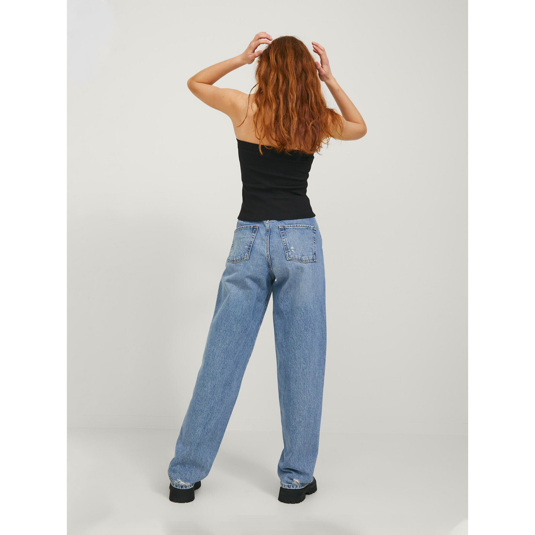 JJXX топ 12234188 Черен Slim Fit - Pepit.bg