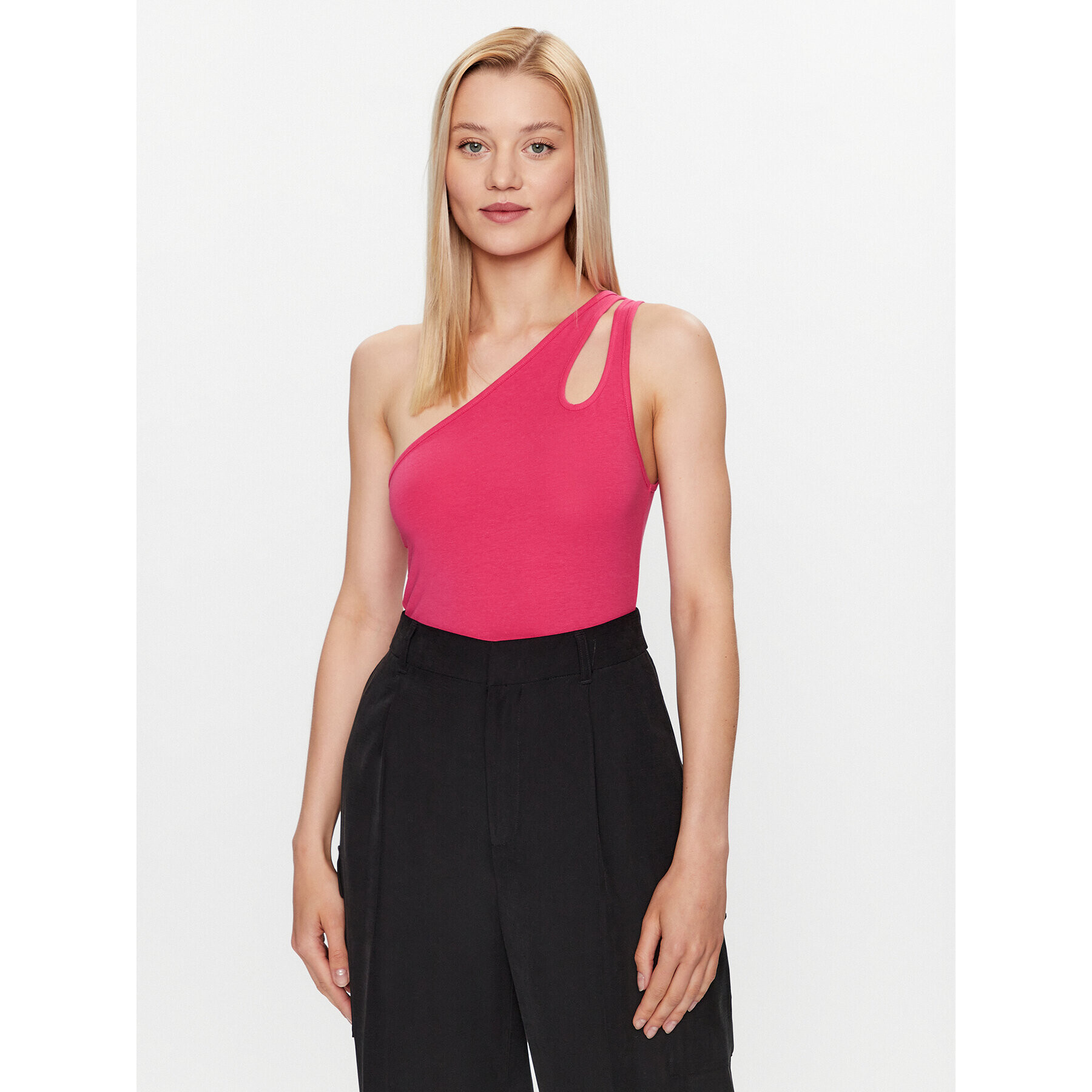 JJXX топ 12234651 Розов Stretch Fit - Pepit.bg