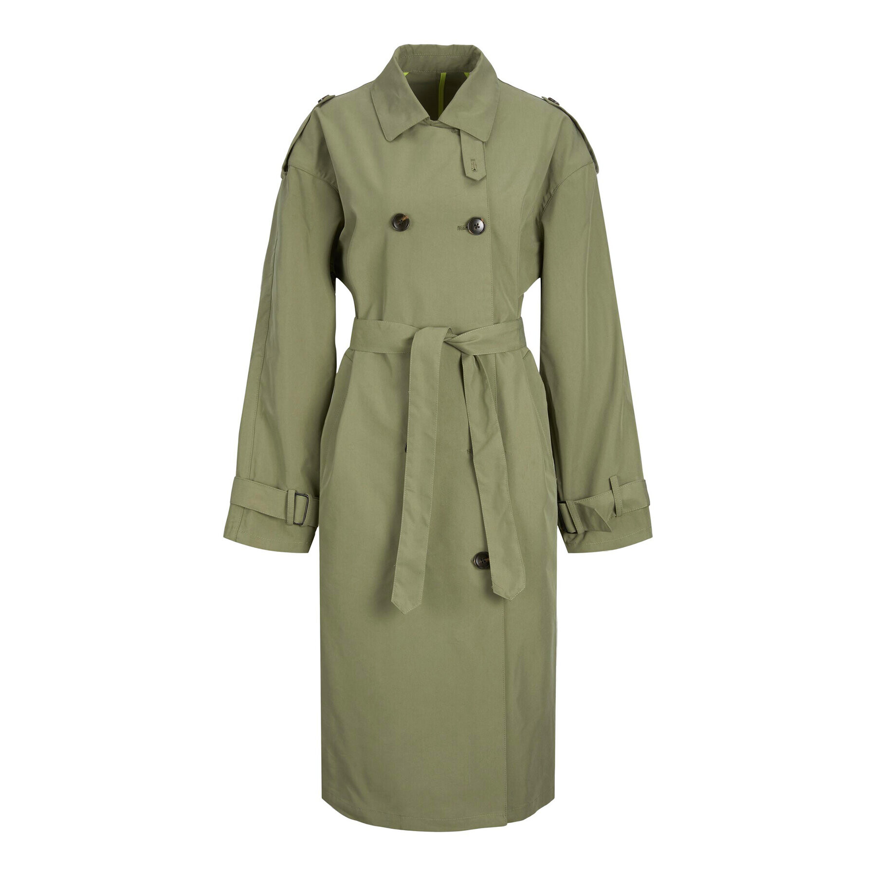 JJXX Тренч Choice 12201653 Зелен Regular Fit - Pepit.bg